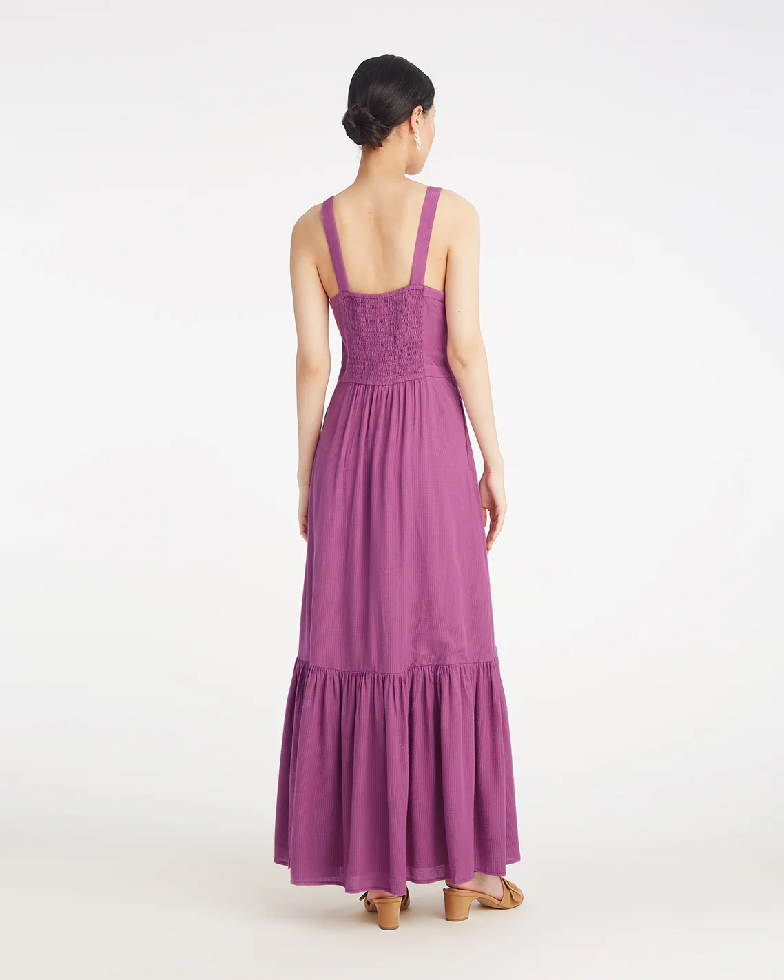 Brynn Sleeveless Midi Dress in Amethyst - Image 2