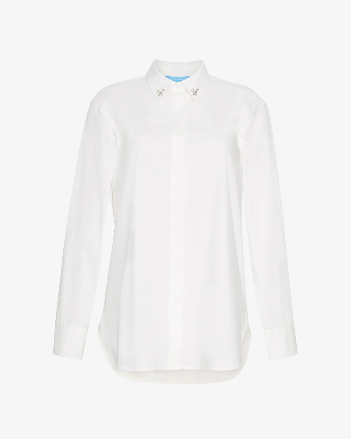 Button Down Top in White - Image 2