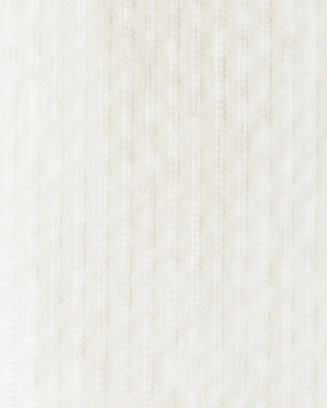 Button Down Top in White Shirting Stripe - Image 7