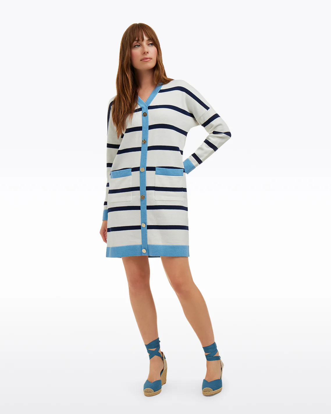 Cassadee Cardigan Sweater Dress - Image 5