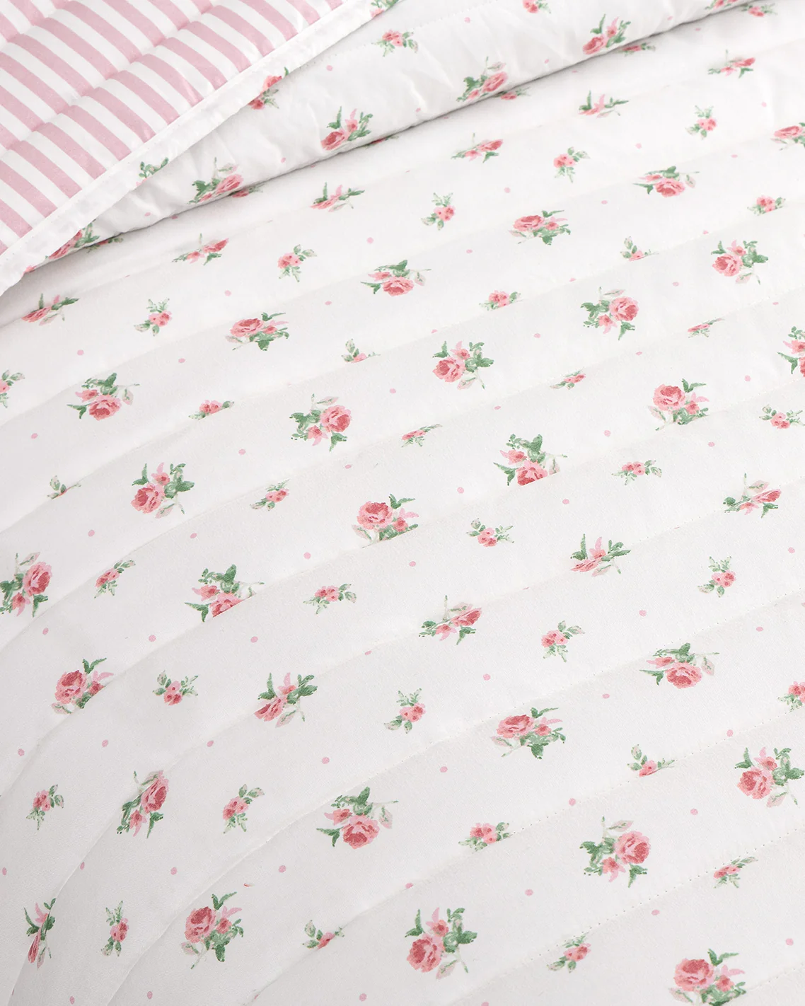 Ceraphina Floral Pink Quilt Set - Image 3