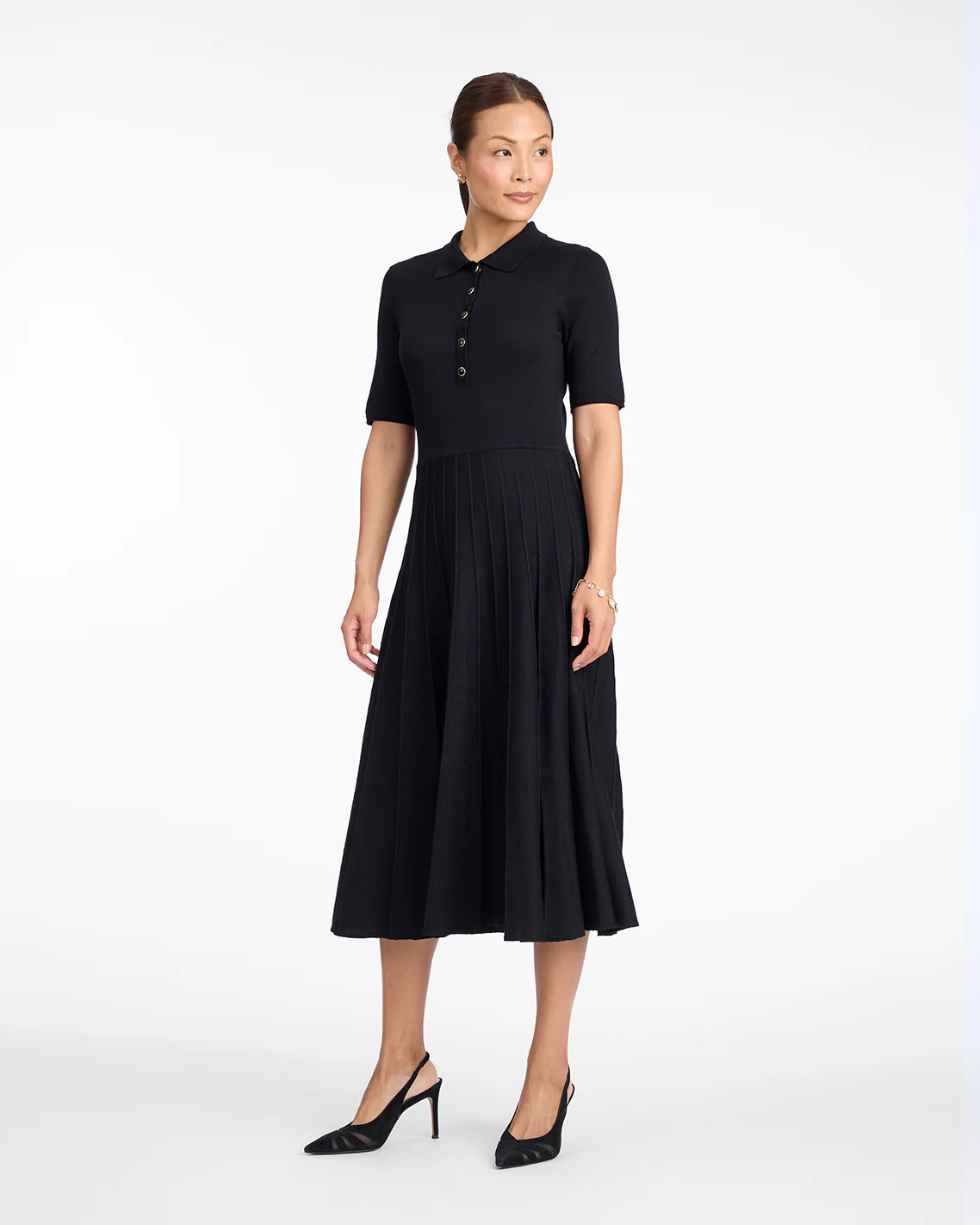 Collared Midi Dress