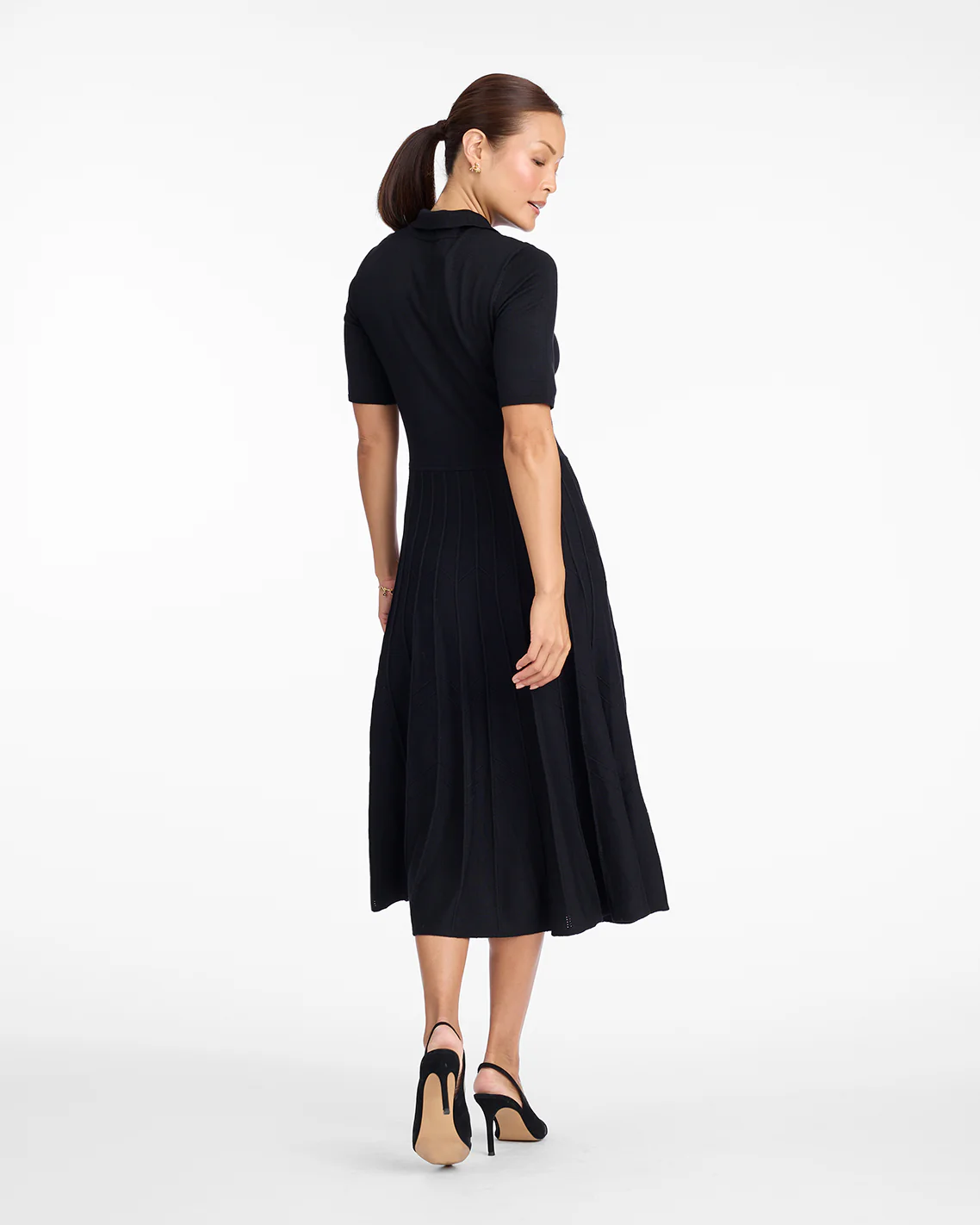 Collared Midi Dress - Image 4