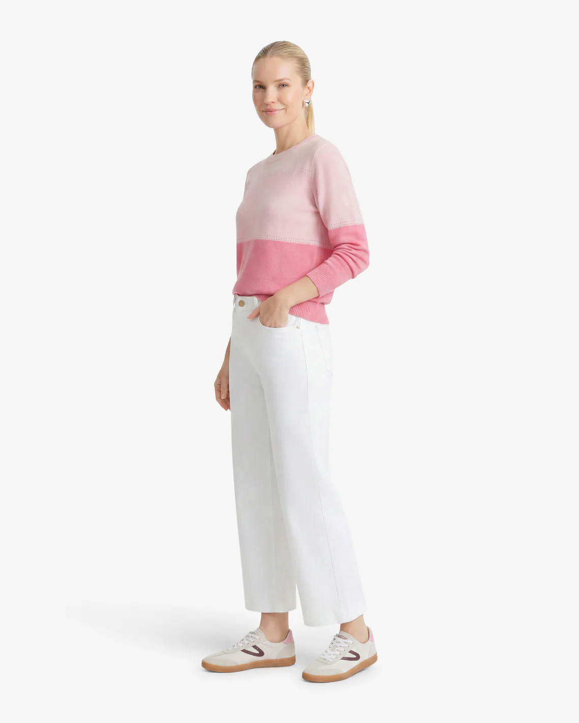 Colorblock Crewneck Sweater - Image 3