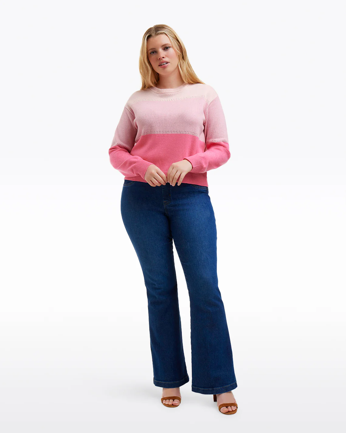 Colorblock Crewneck Sweater - Image 4