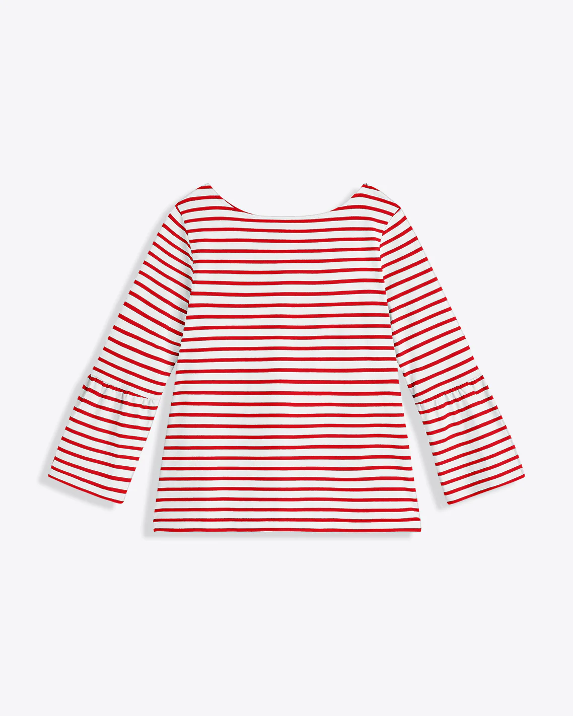 Corey Bell Sleeve Top in Red Mariner Stripe - Image 3