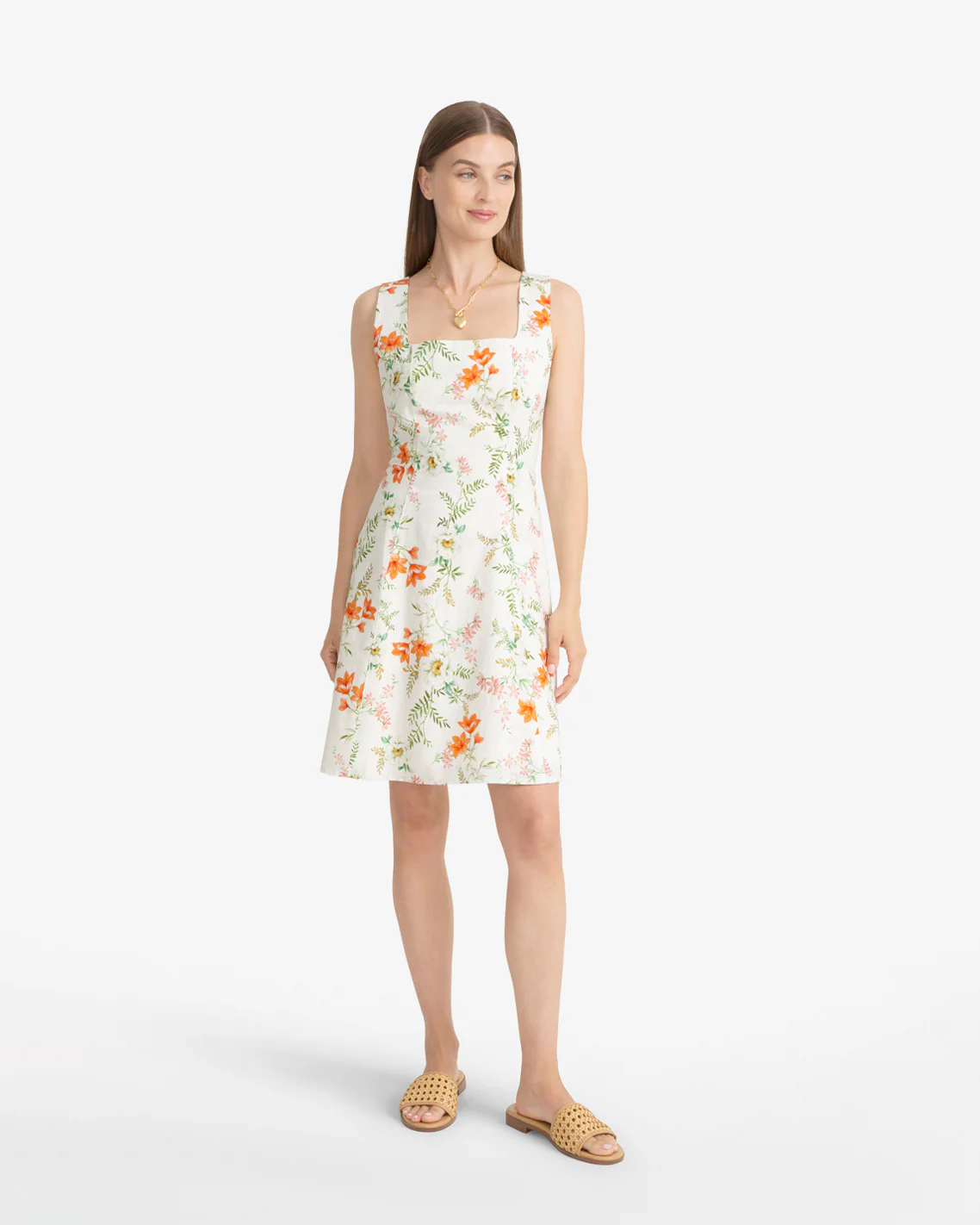 Cove Sleeveless Mini Dress in Floral - Image 2