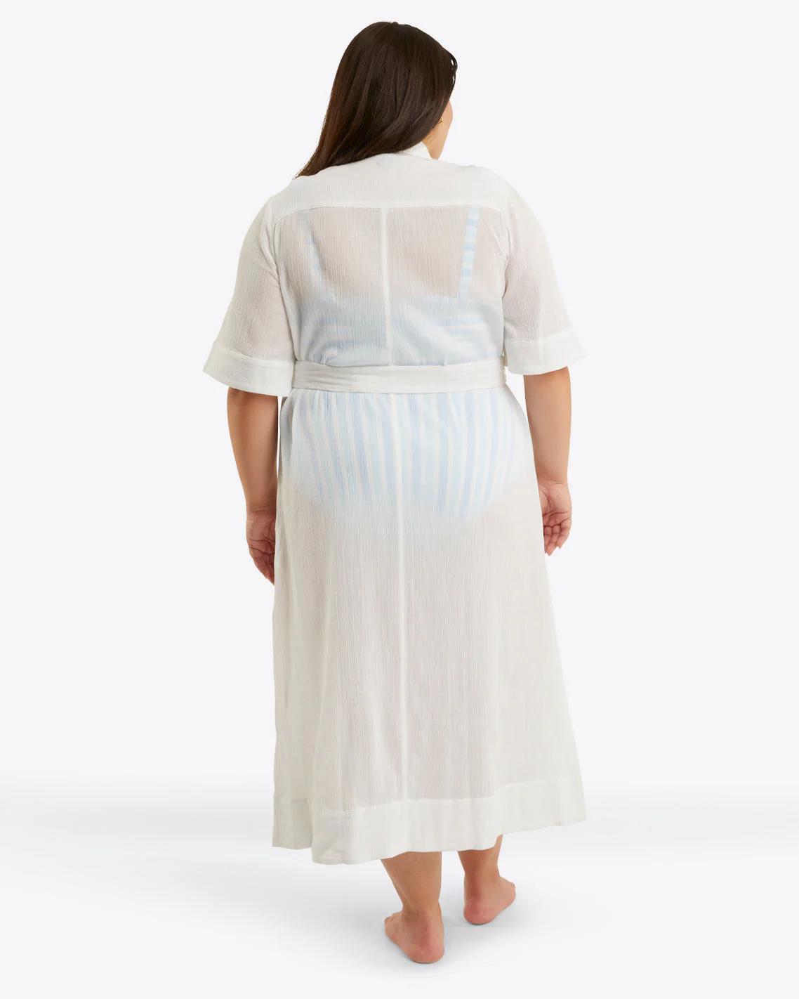 Crinkle Cotton Coverup - Image 4