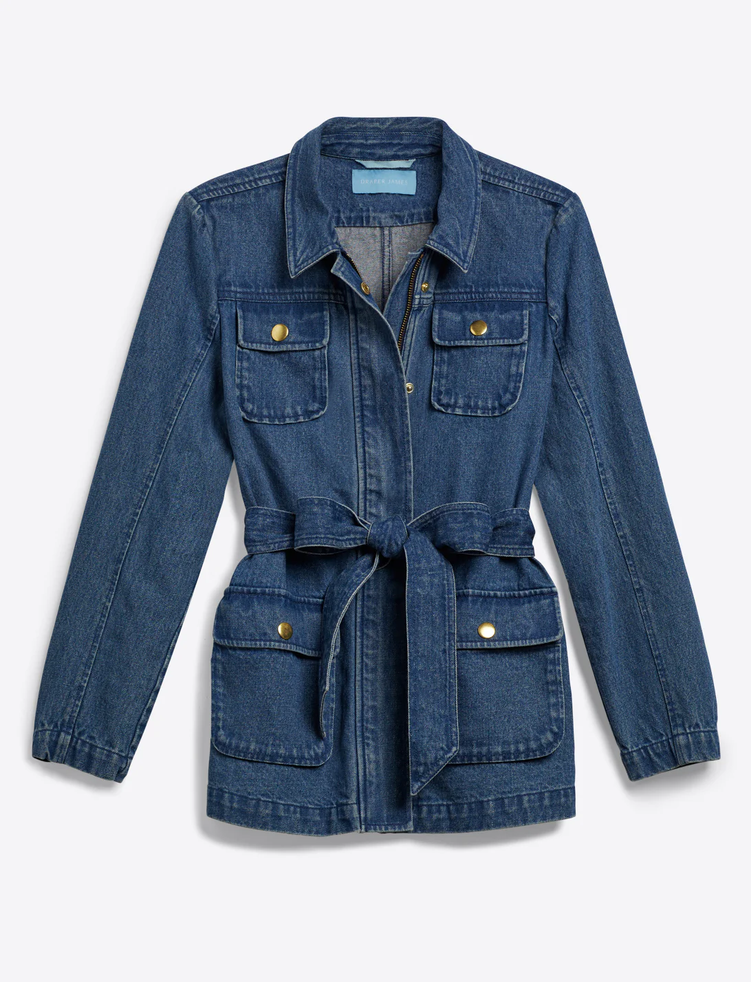 Field Jacket in Dark Wash Denim - Image 4