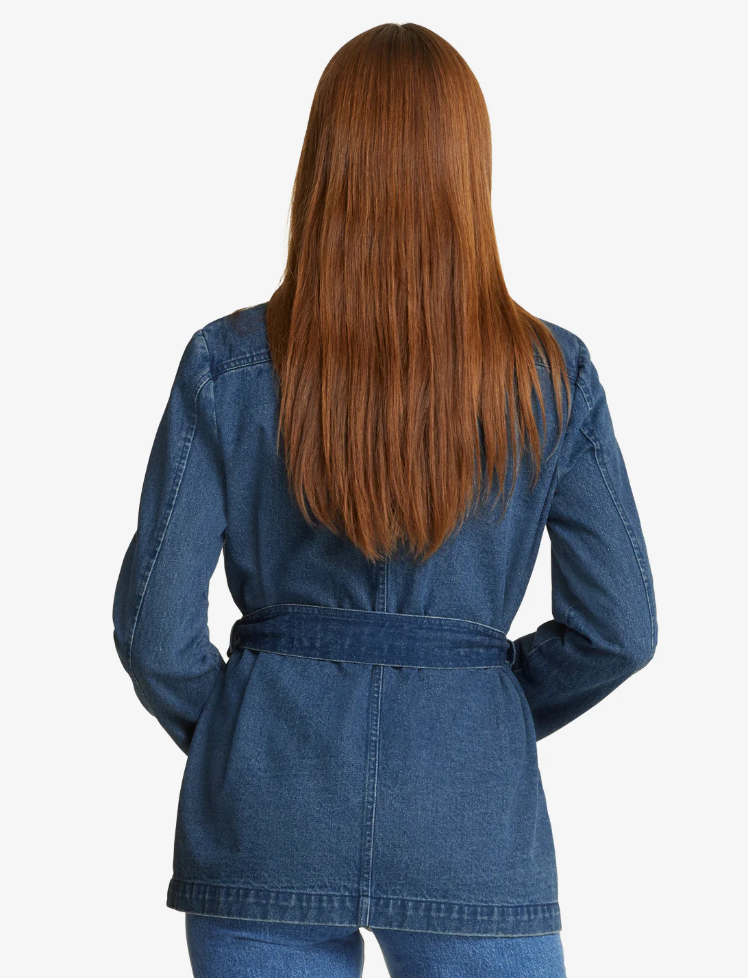 Field Jacket in Dark Wash Denim - Image 6