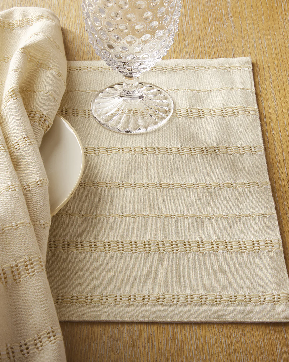 Woven Placemat Set in Natural - Image 4
