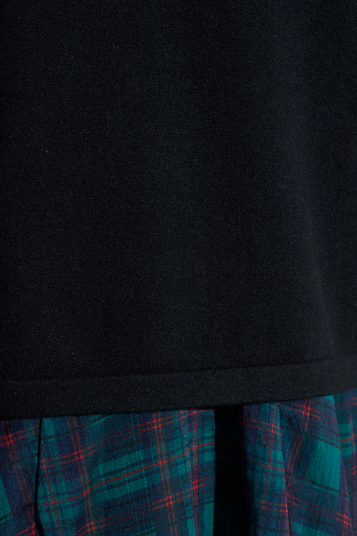 Elliot Sweater Dress in Evergreen Tartan - Image 4