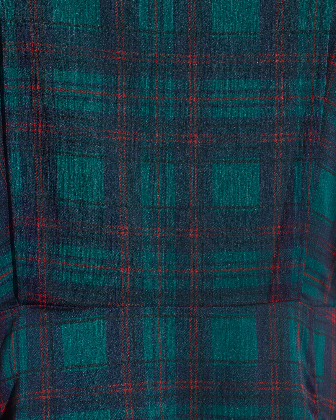 Elliot Sweater Dress in Evergreen Tartan - Image 6