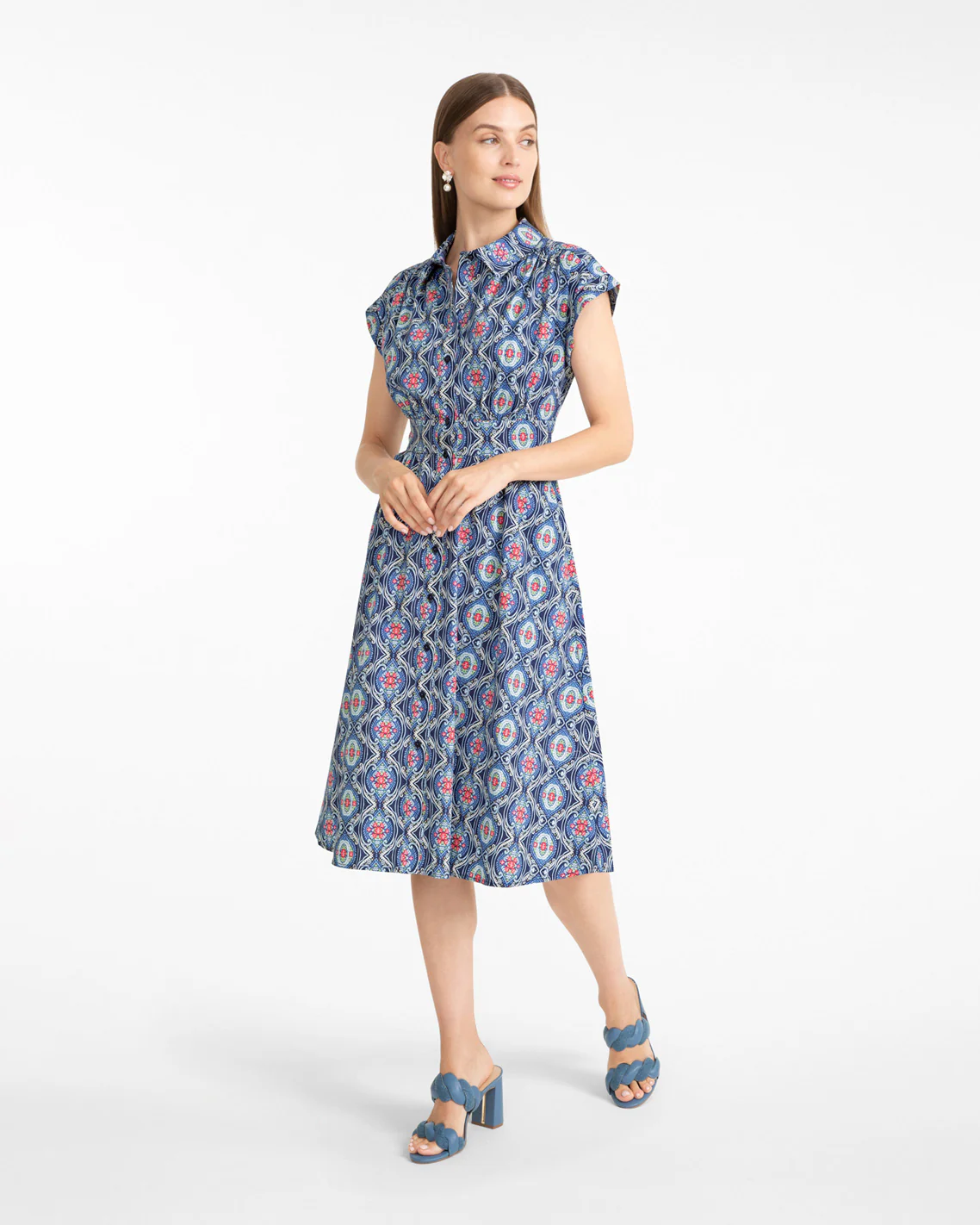 Farrah Printed Shirtdress - Image 3