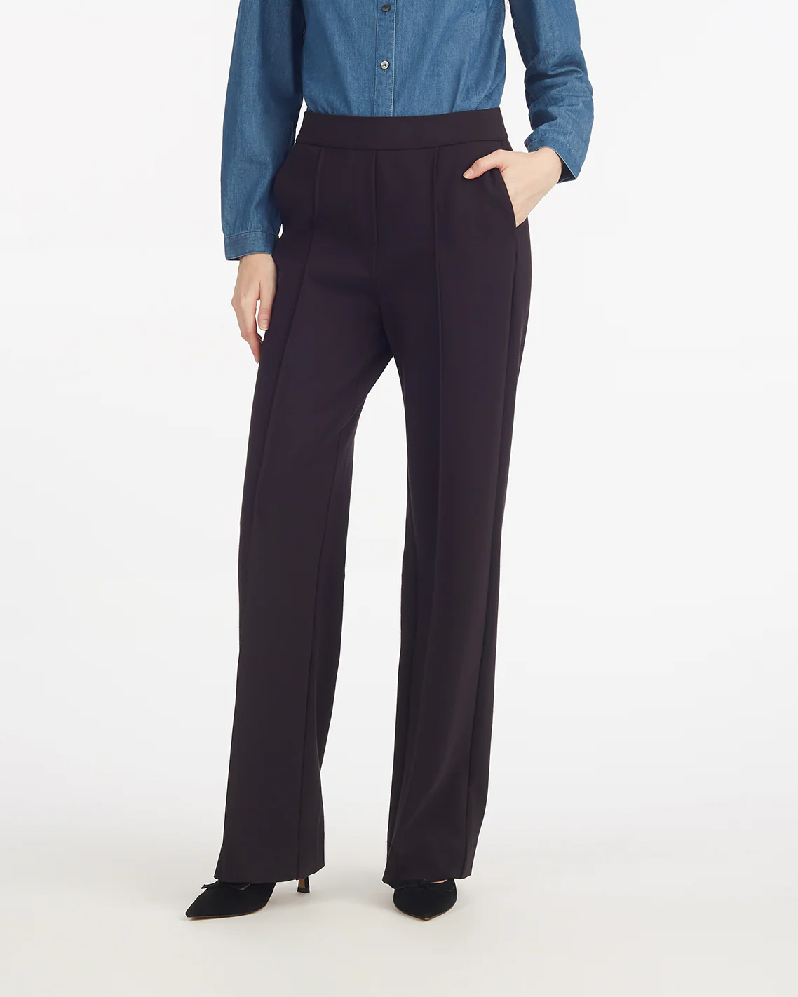 Flare Pants in Ponte