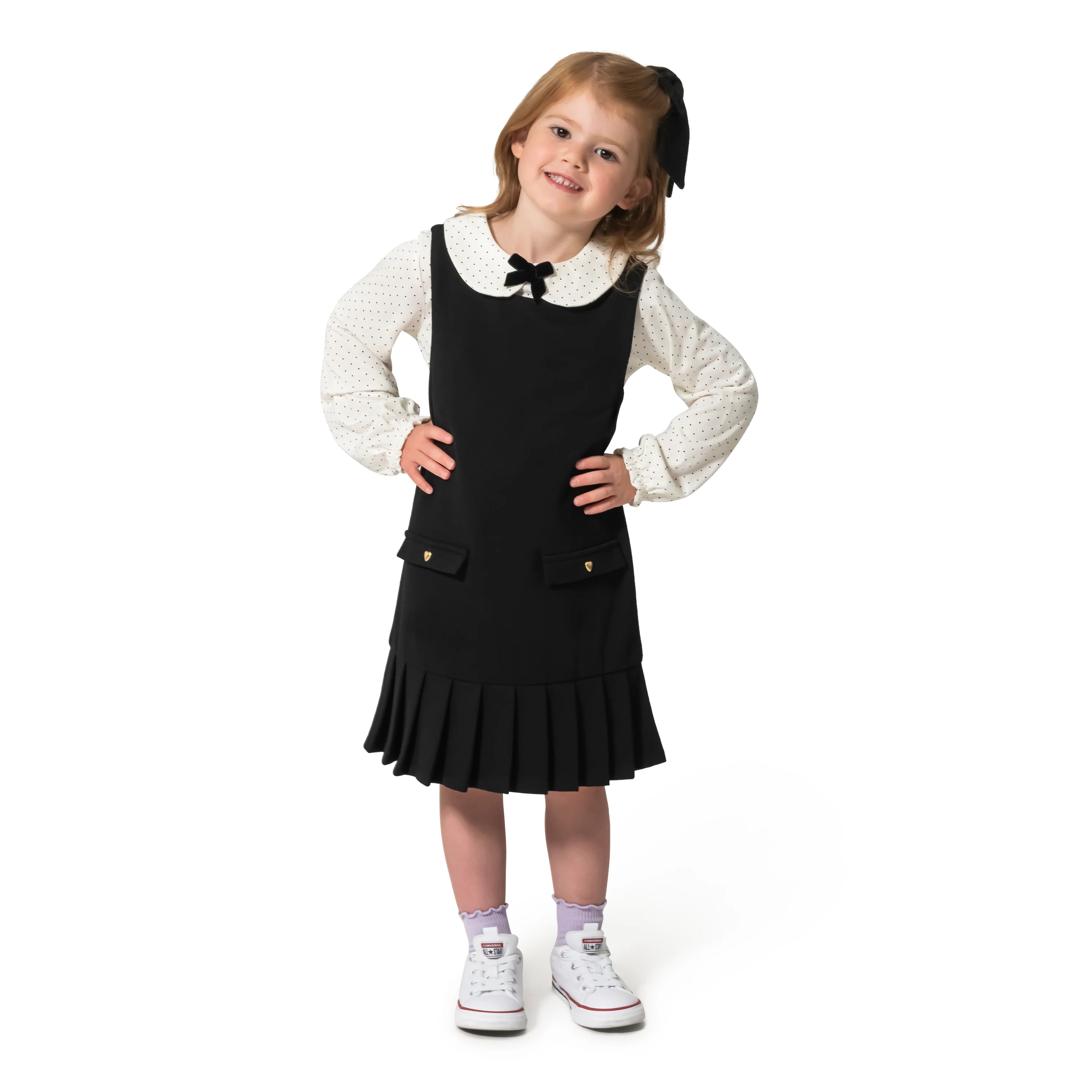 Girls' Dress, Top And Bow Set - Image 2