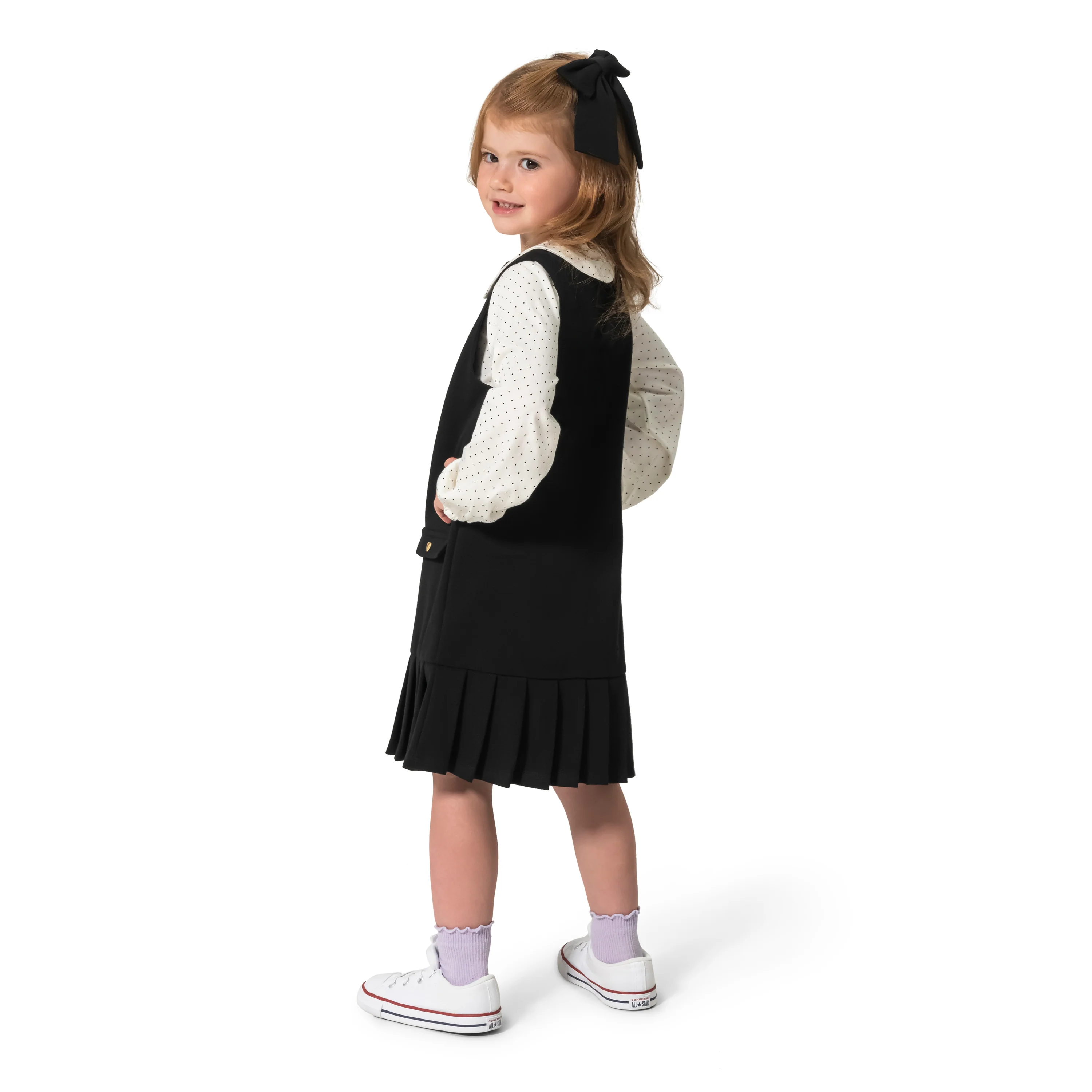 Girls' Dress, Top And Bow Set - Image 3