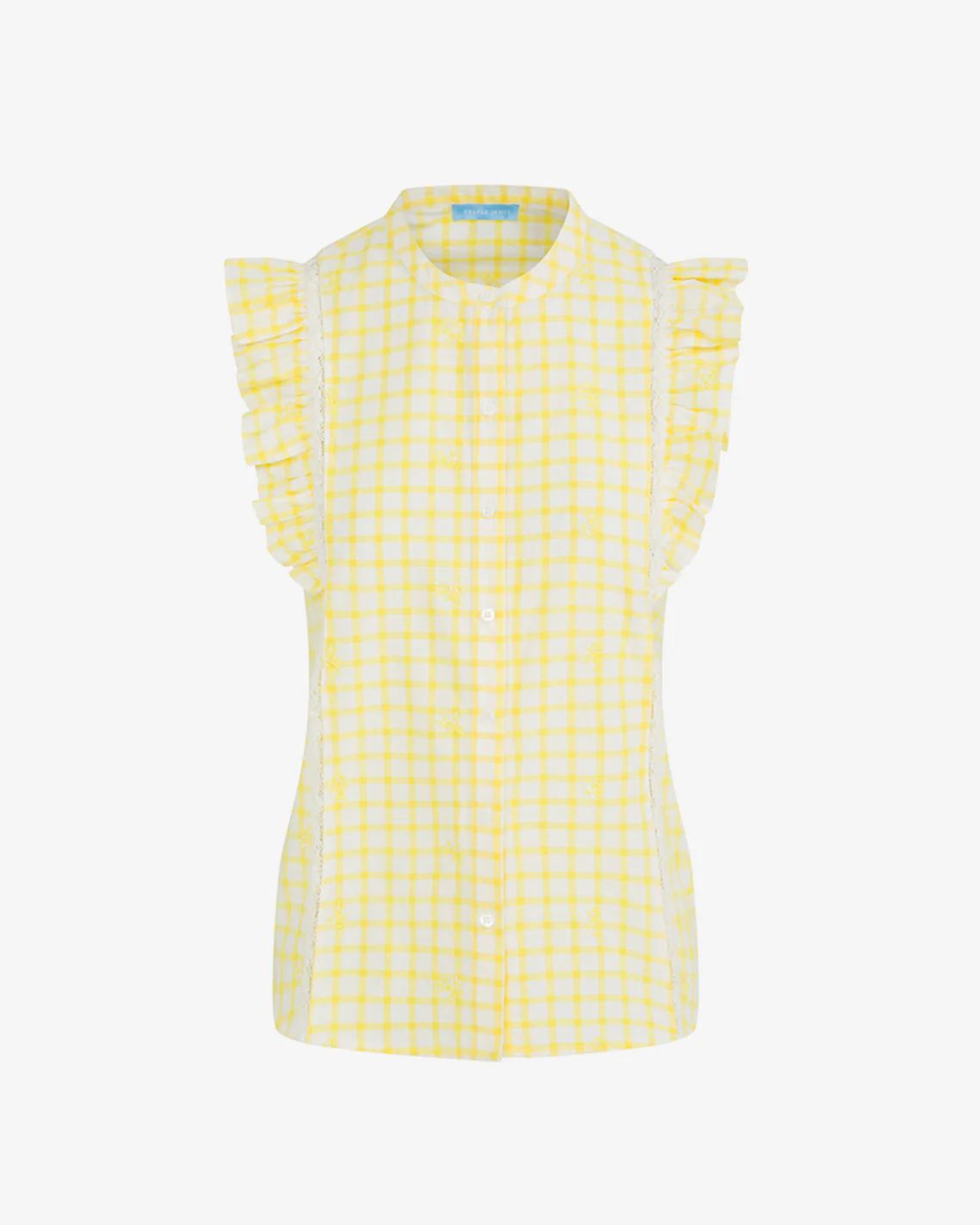 Grid Print Top - Image 3