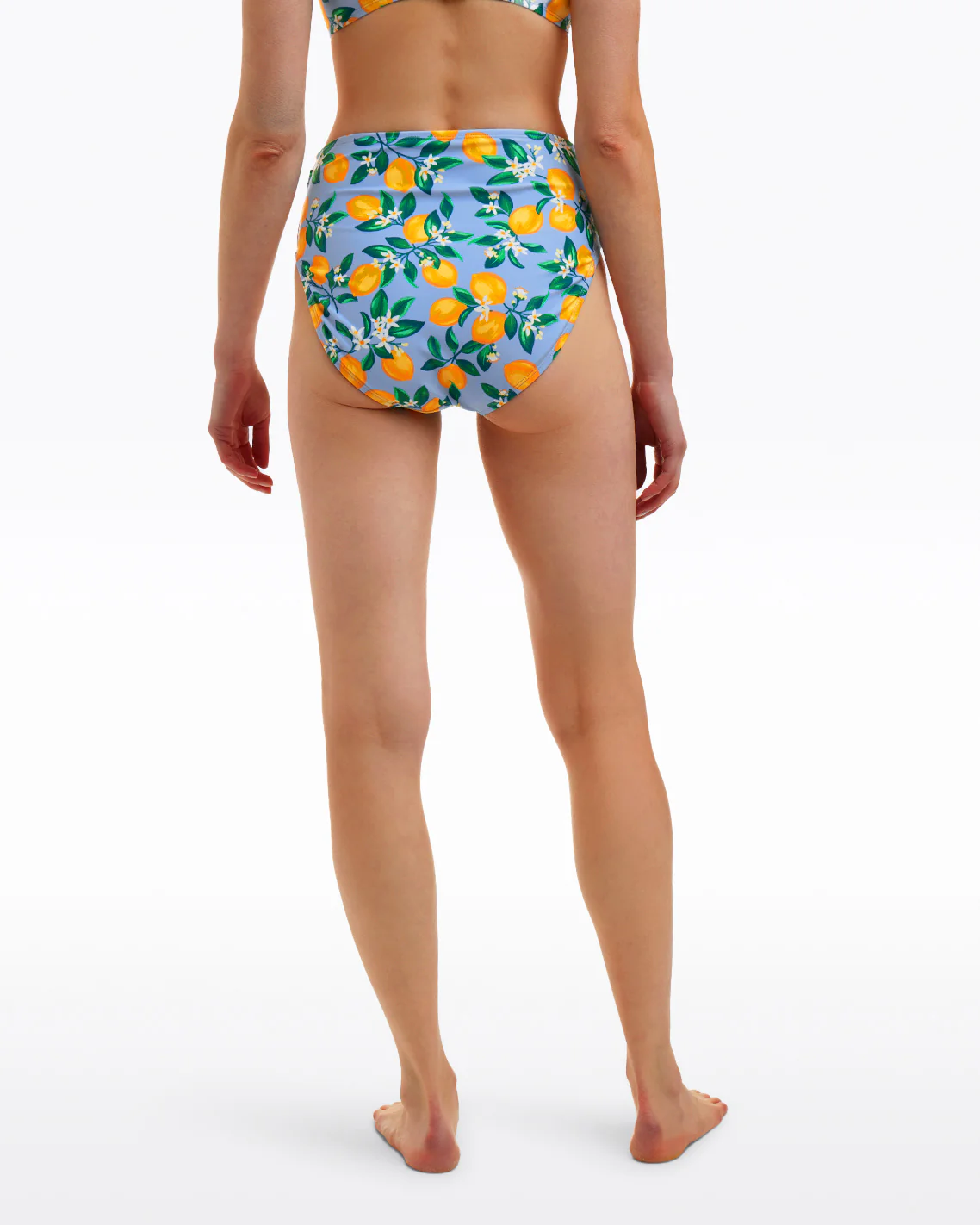 Lemon Blossom High Waist Bottom with Belt - Image 3