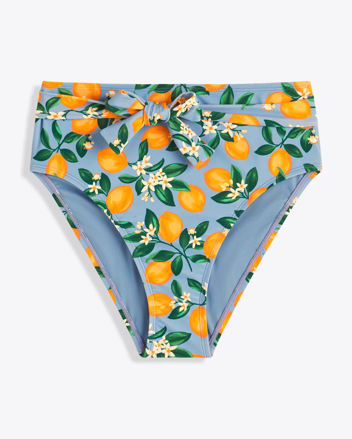Lemon Blossom High Waist Bottom with Belt - Image 4
