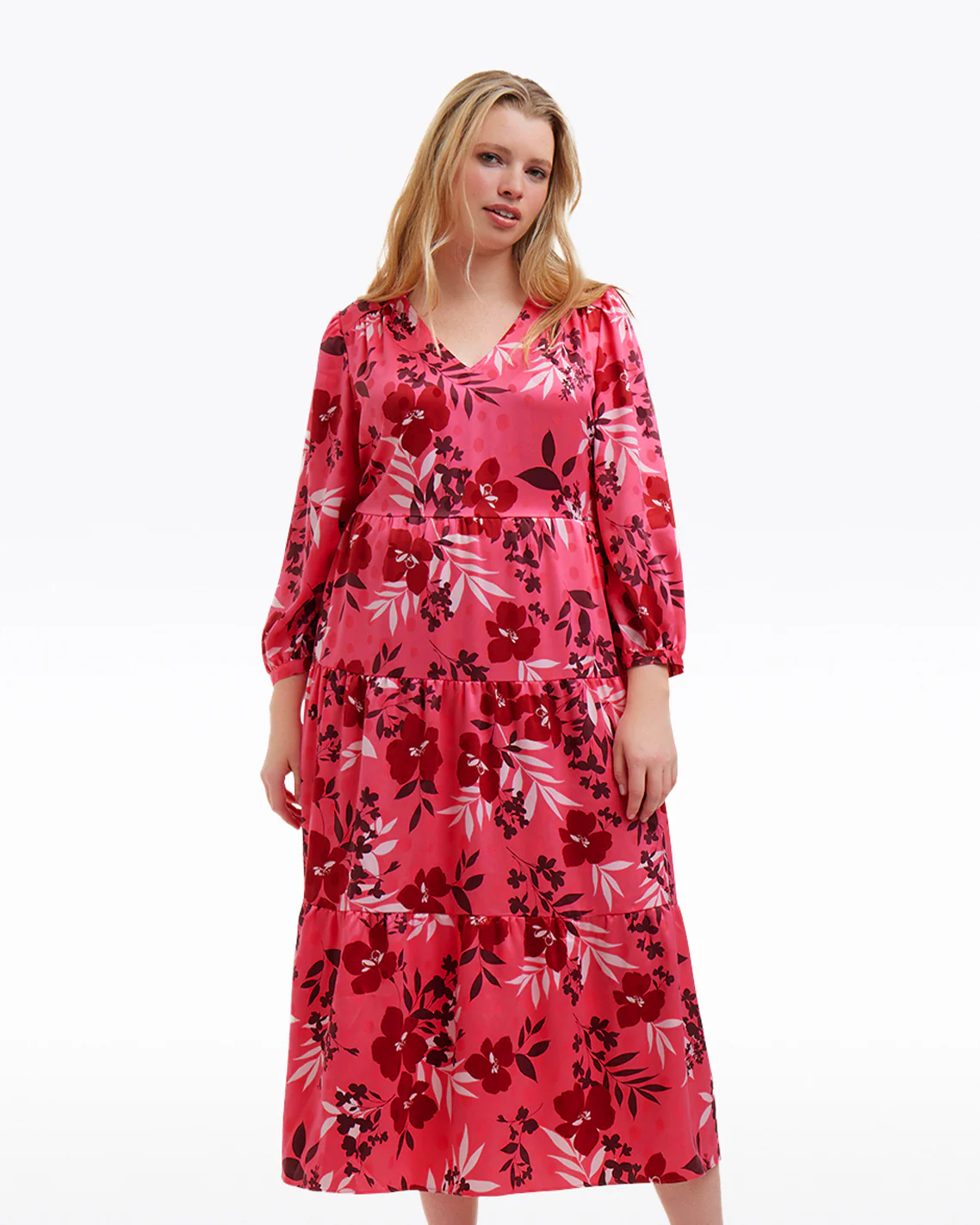 Katie Midi Dress in Spring Floral - Image 5