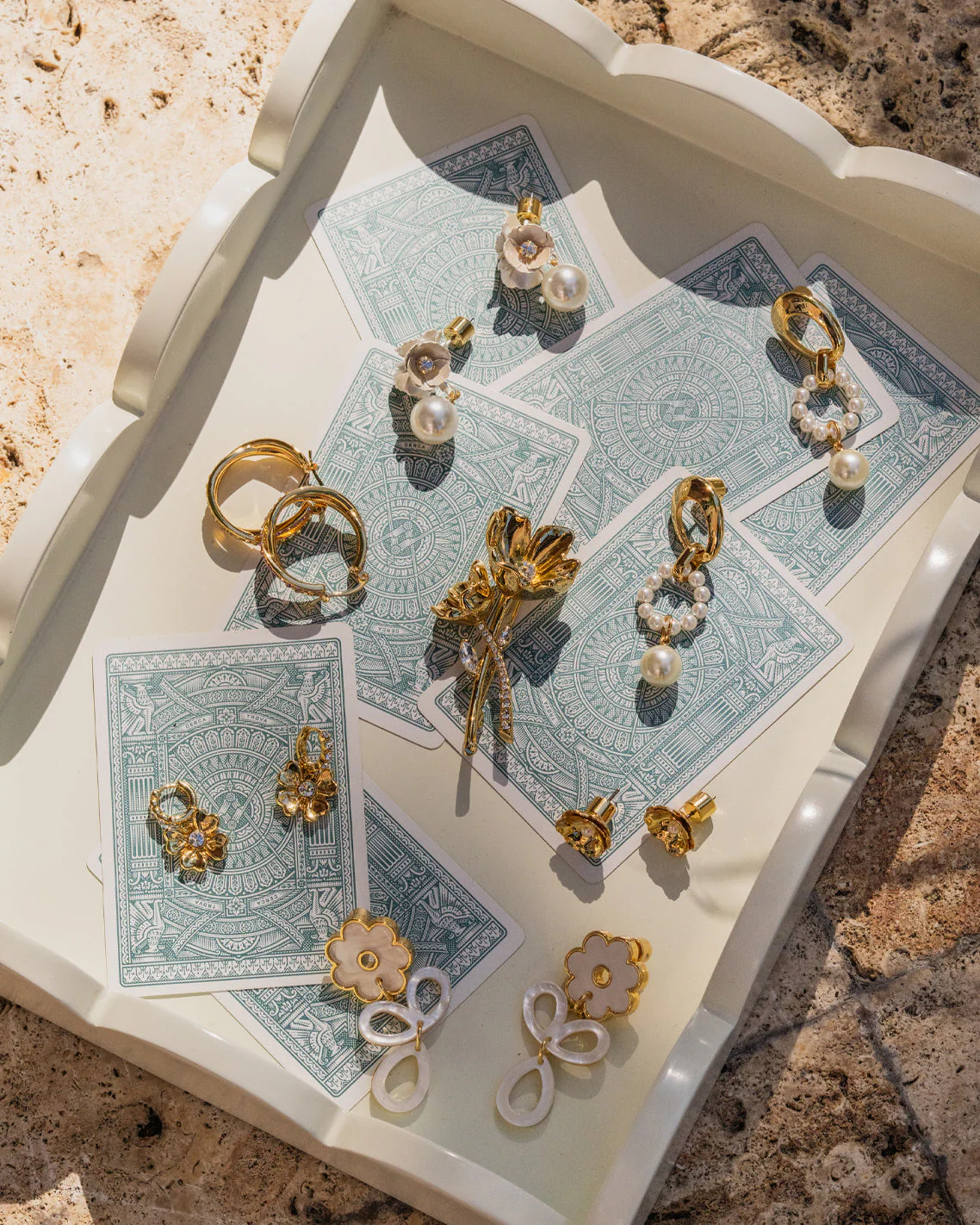Lucky Clover Hoop Earrings - Image 3
