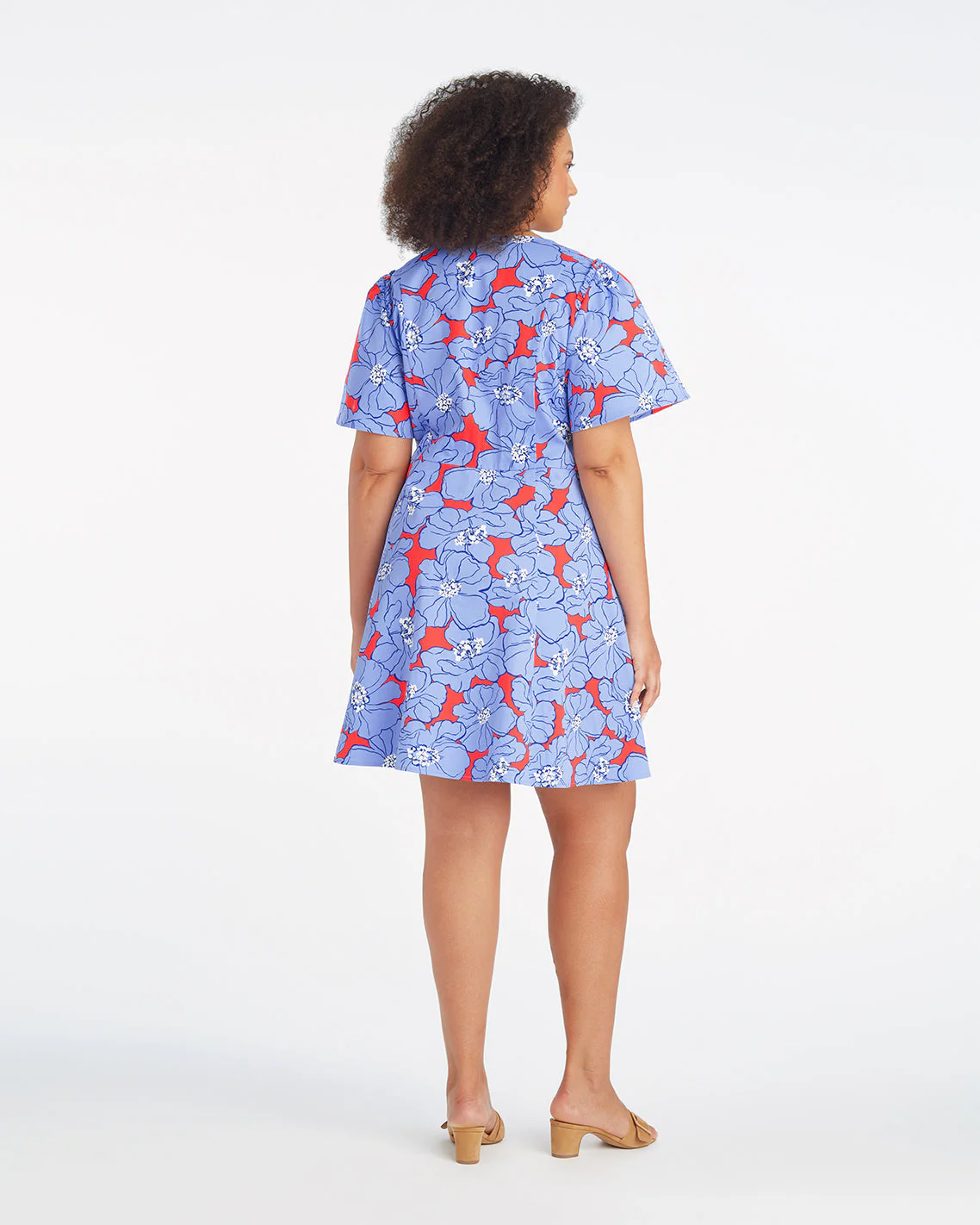 Mae Love Circle Mini Dress in Floating Floral - Image 4