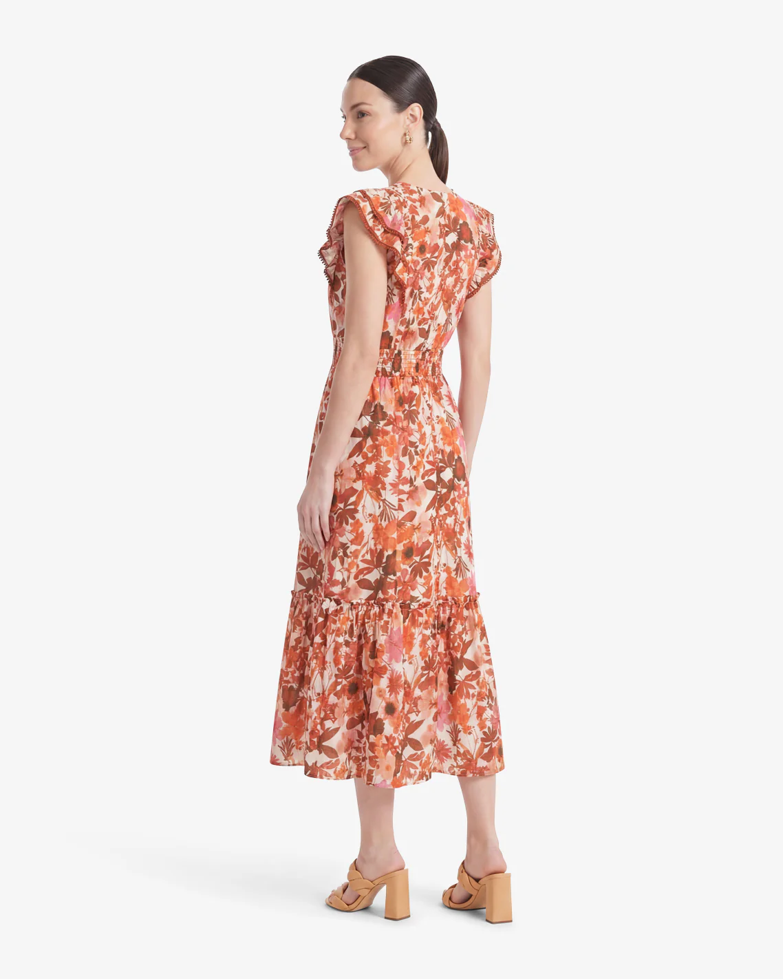 Meg Midi Dress in Botanical Garden - Image 3