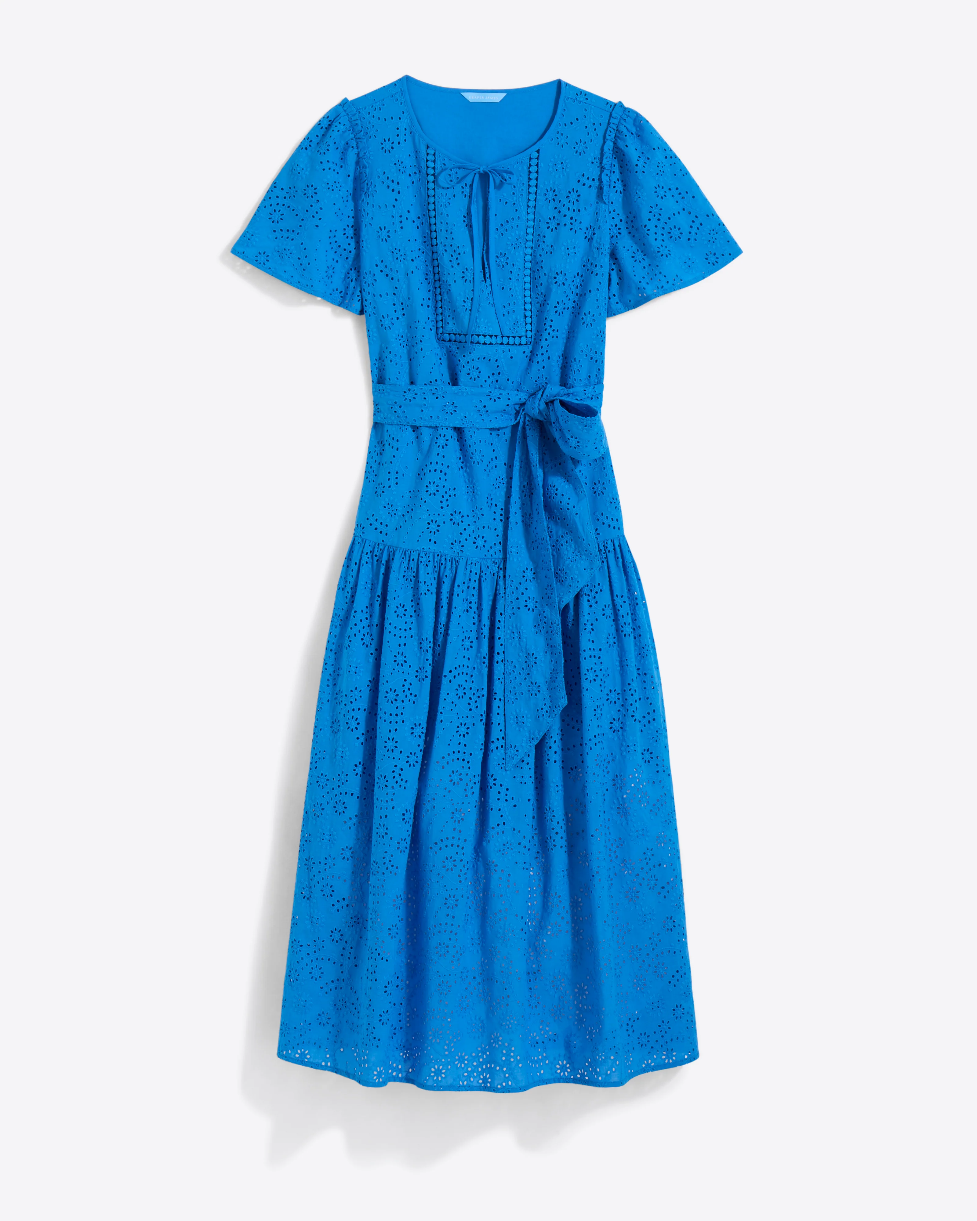Mia Midi Dress in Eyelet - Image 4