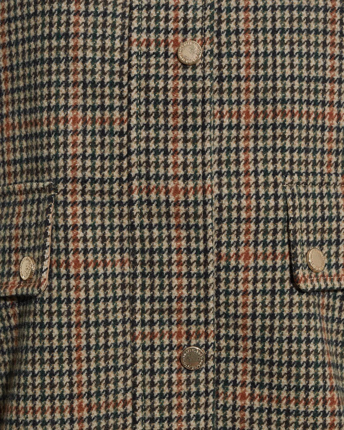 Mini Check Cropped Barn Jacket - Image 5