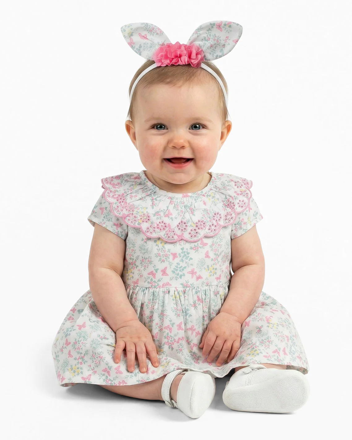 Easter Print Dress with Headband - Image 2