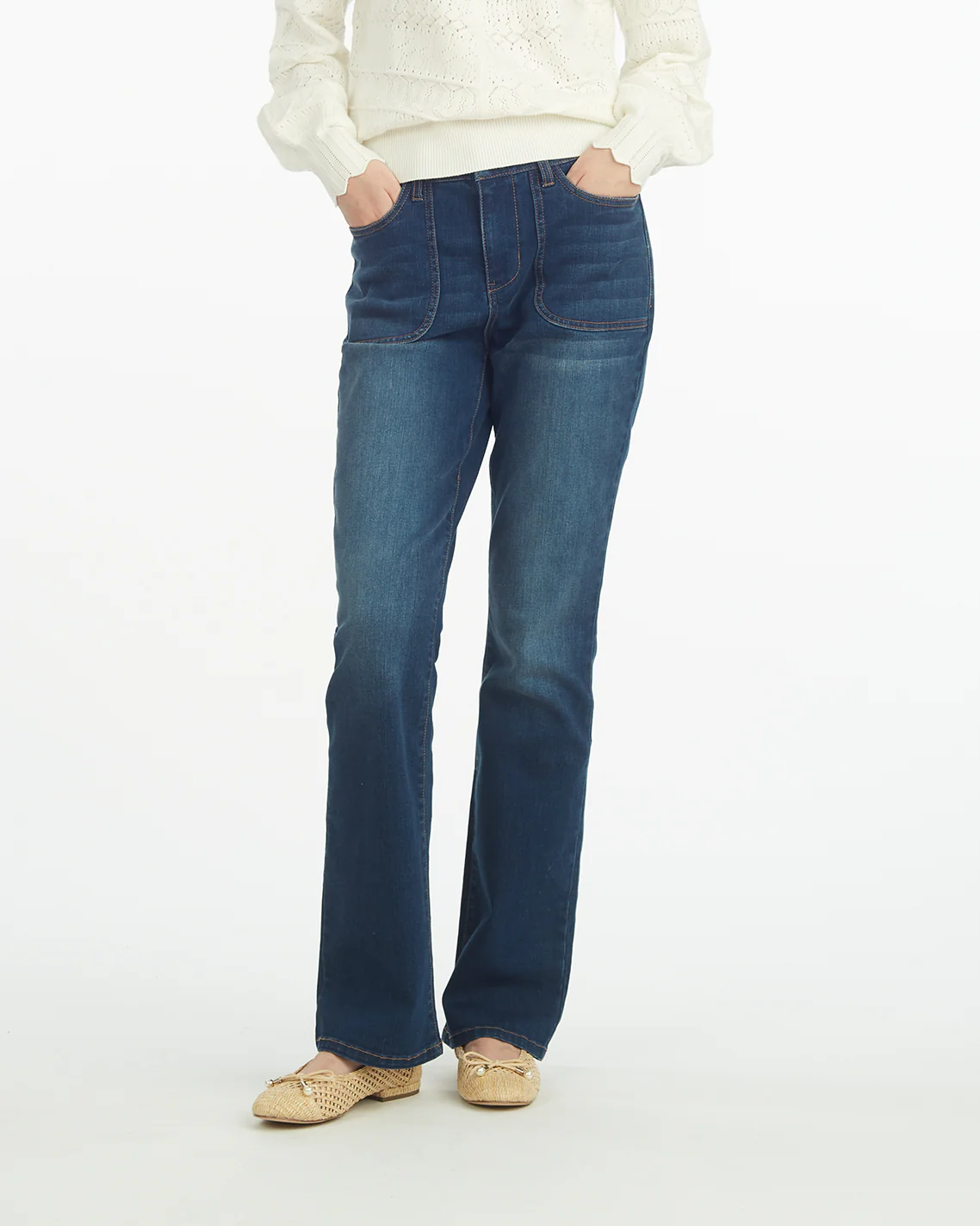 Patch Pocket Denim Baby Boot