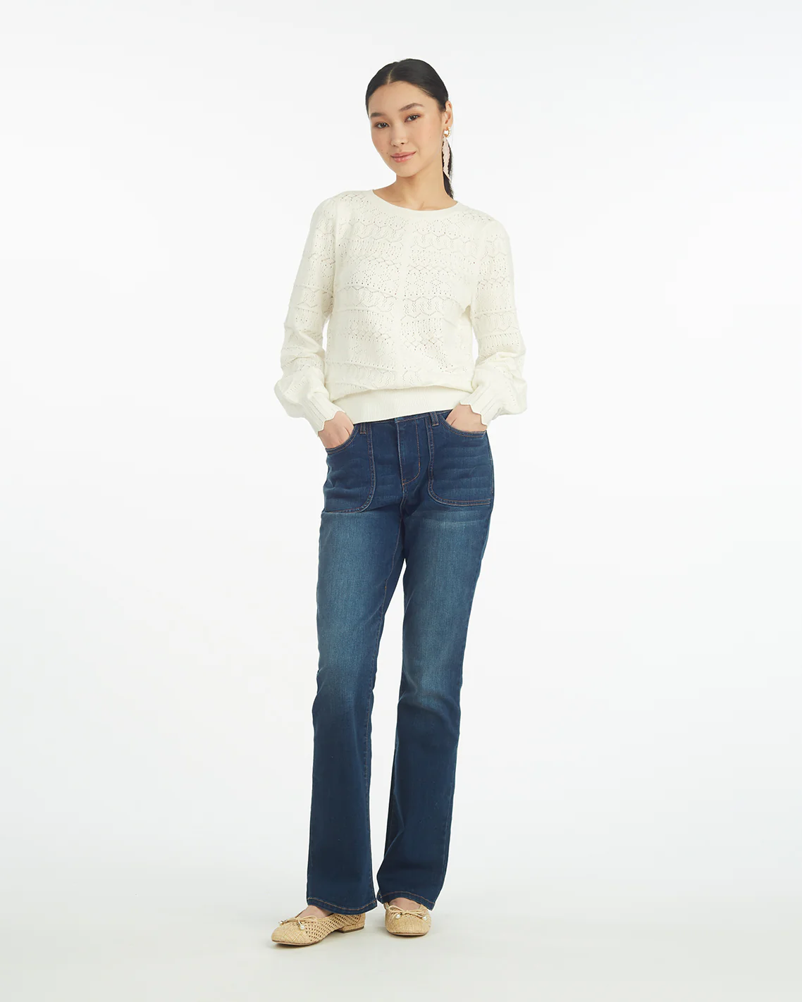 Patch Pocket Denim Baby Boot - Image 3