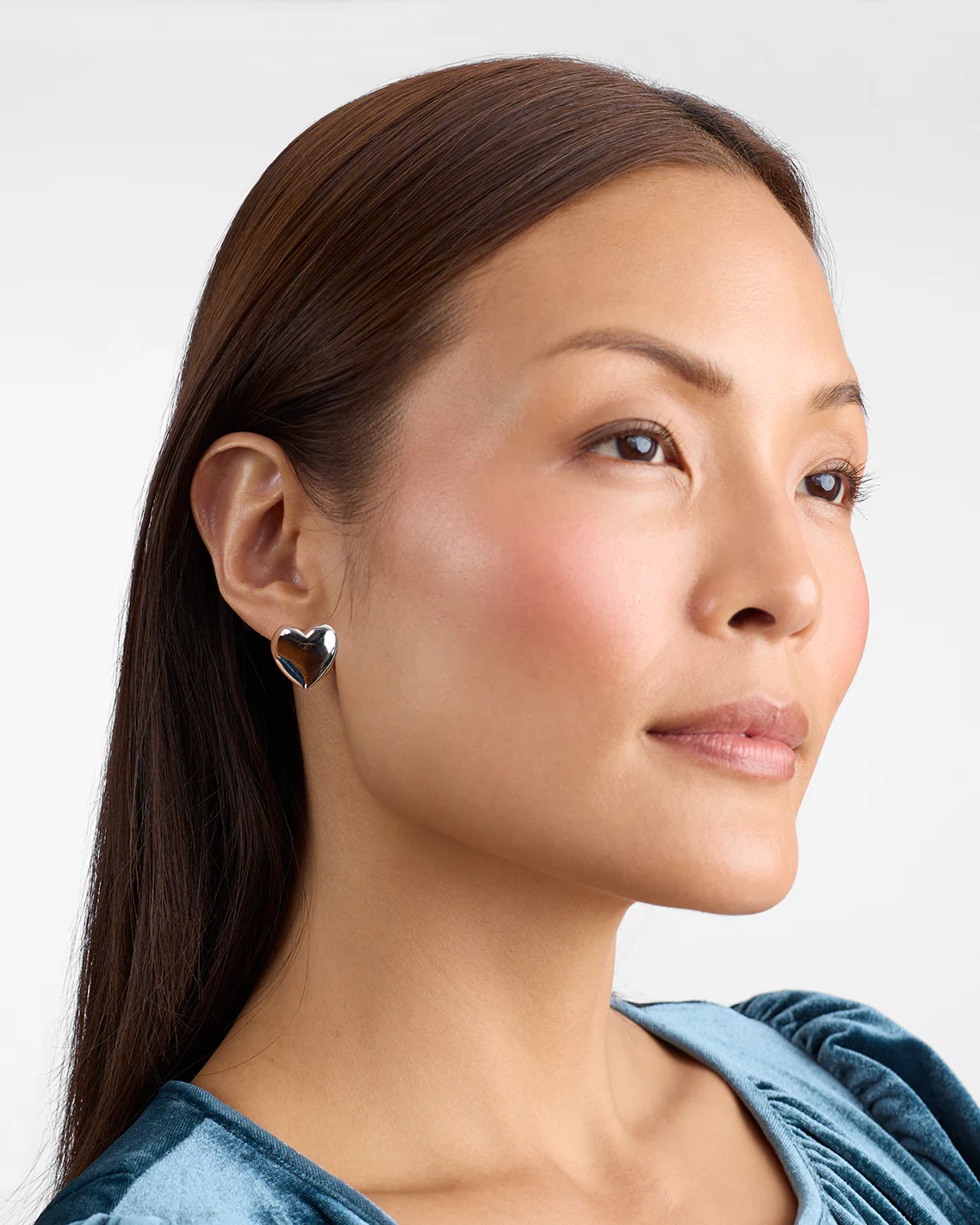 Puffy Heart Studs - Image 2