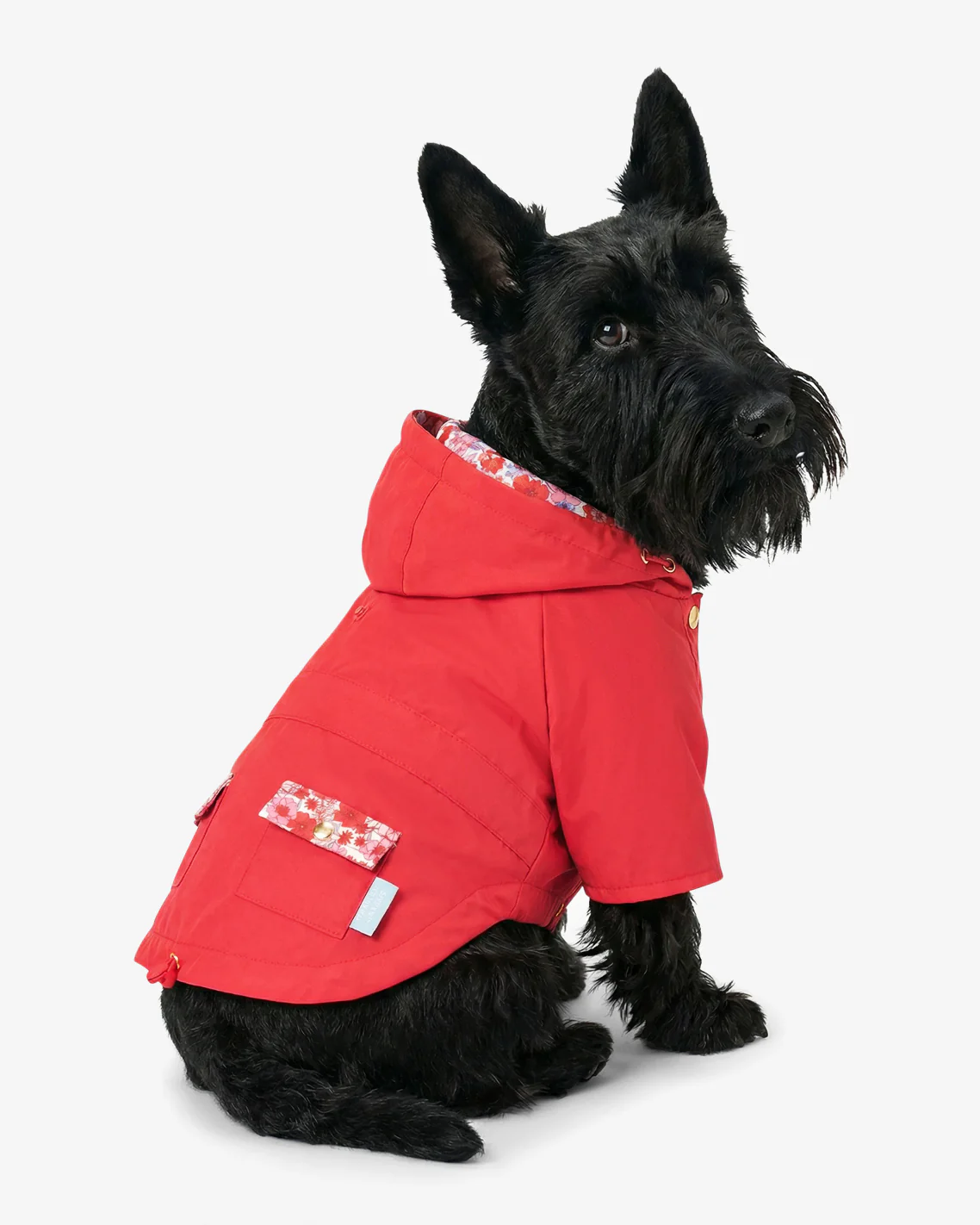 Red Hooded Pocket Jacket - Image 2