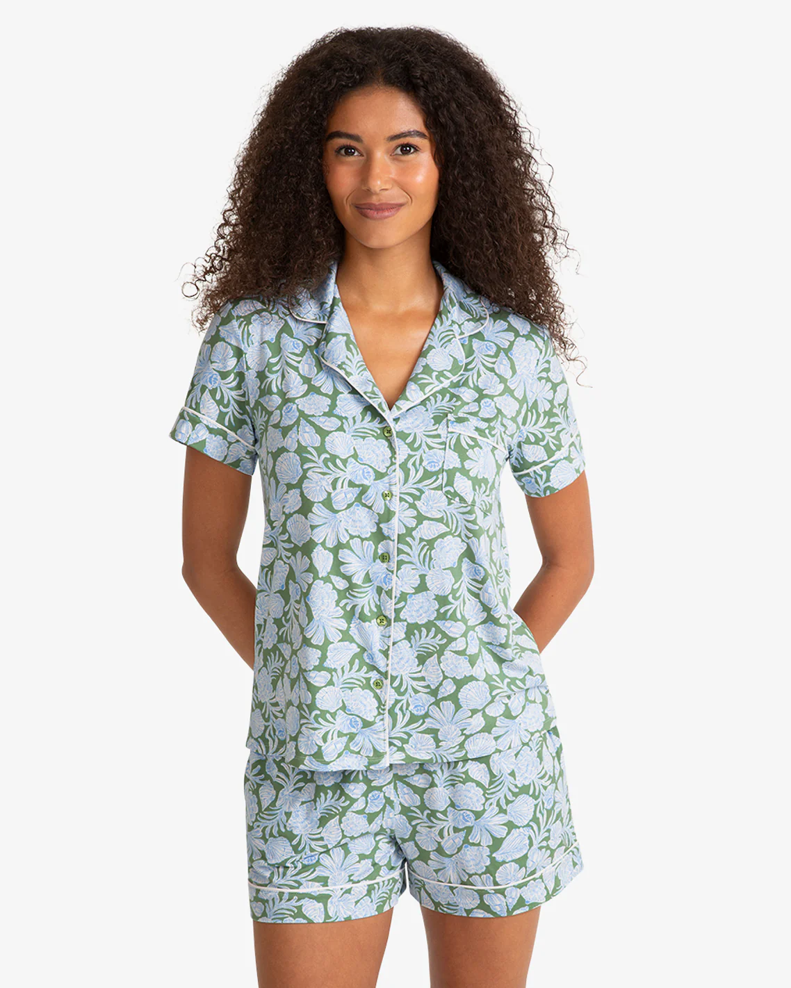 Sara Pajama in Shell Fan - Image 3