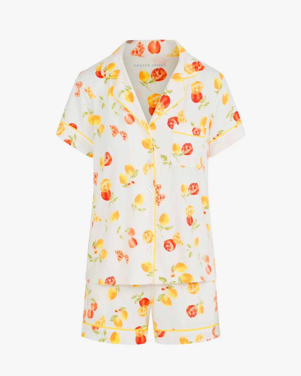 Sara Pajama Set in Citrus - Image 5