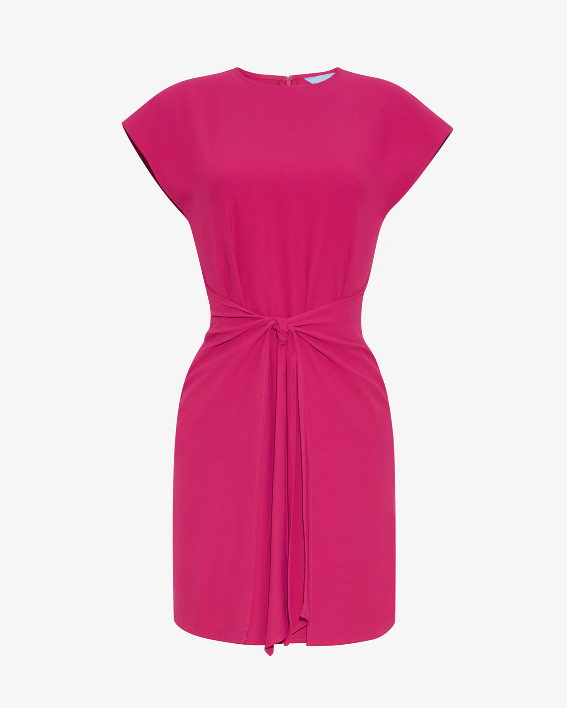 Scarlet Mini Wrap Dress in Cranberry - Image 3