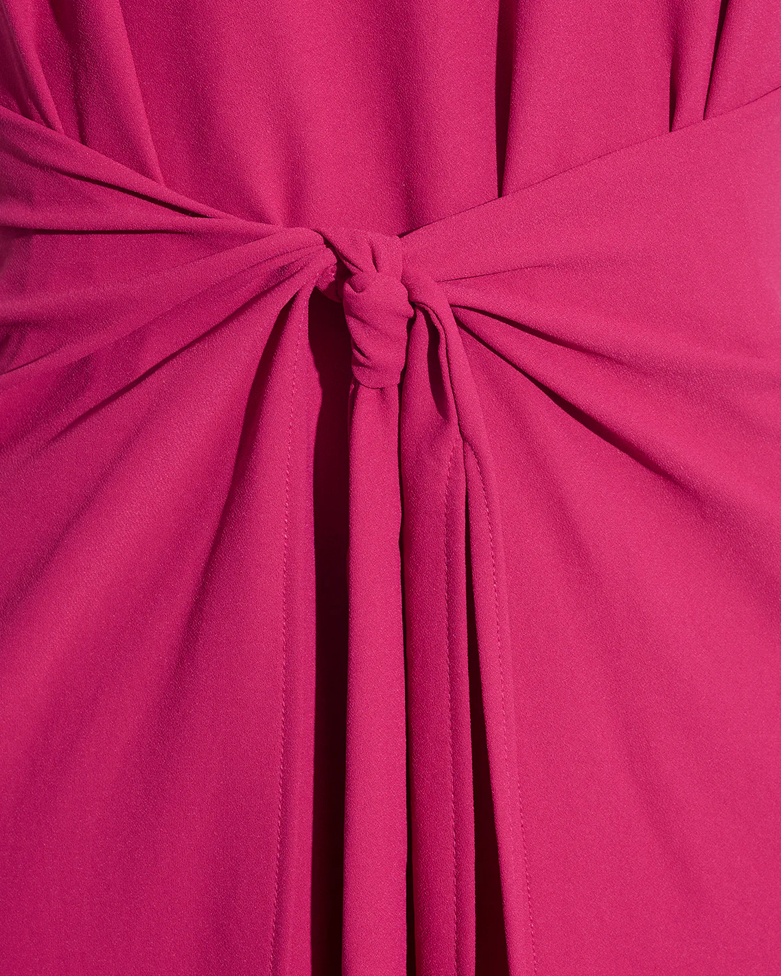 Scarlet Mini Wrap Dress in Cranberry - Image 4
