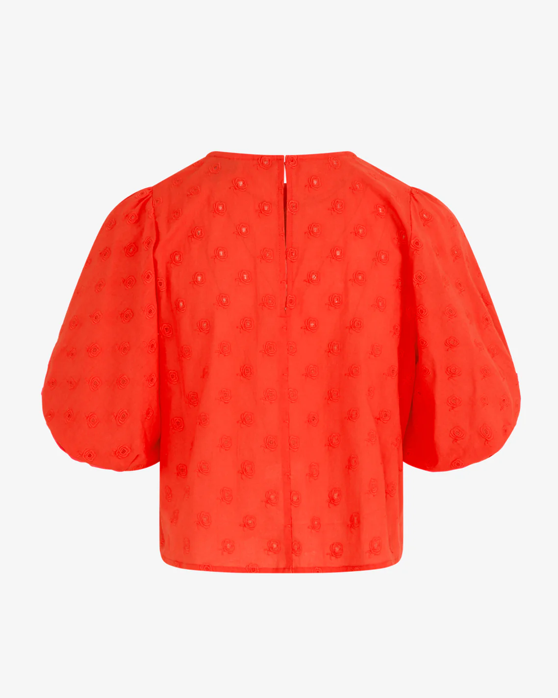Short Sleeve Top in Embroidered Flower - Image 5