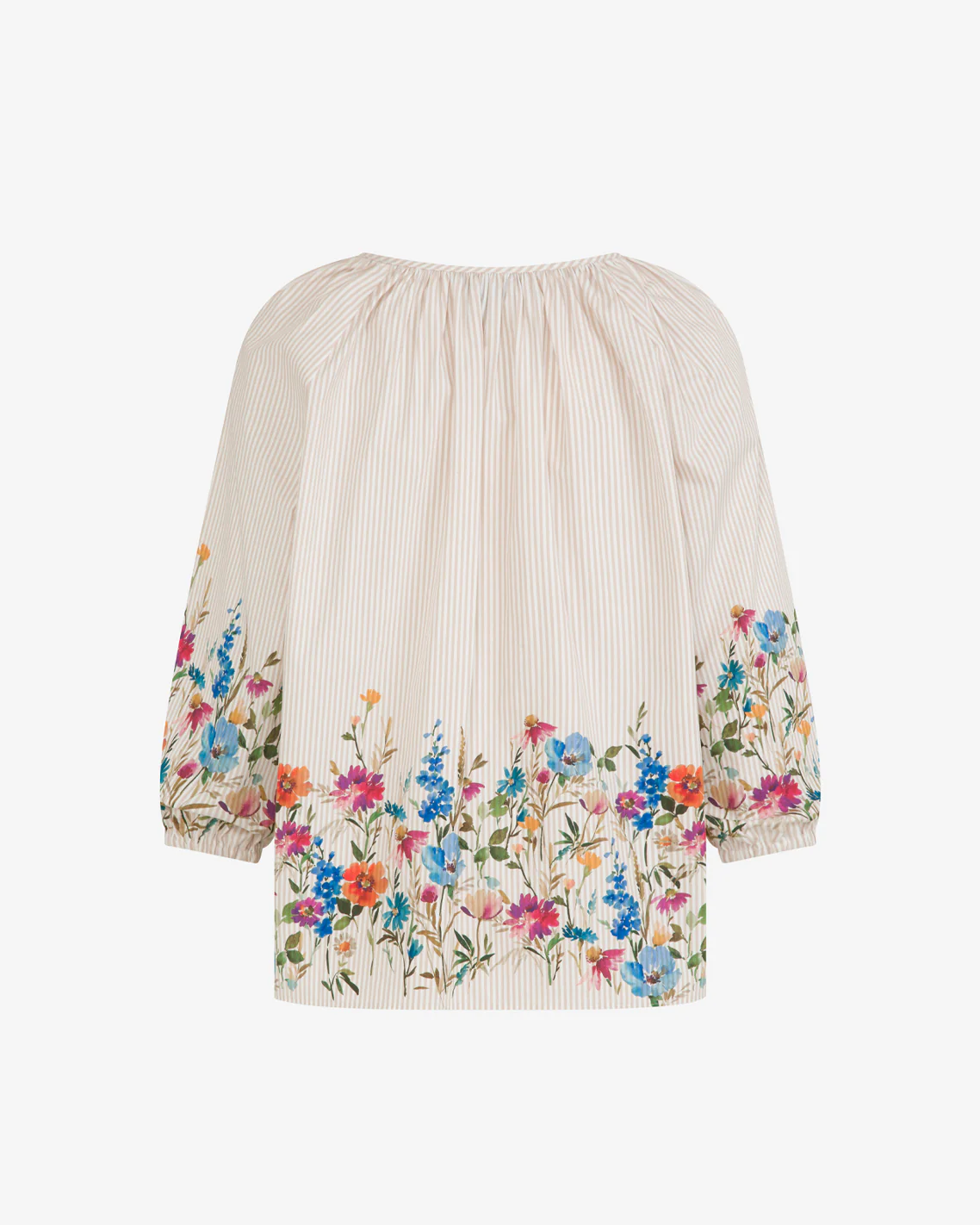 Short Sleeve Top in Summer Blooms - Image 5