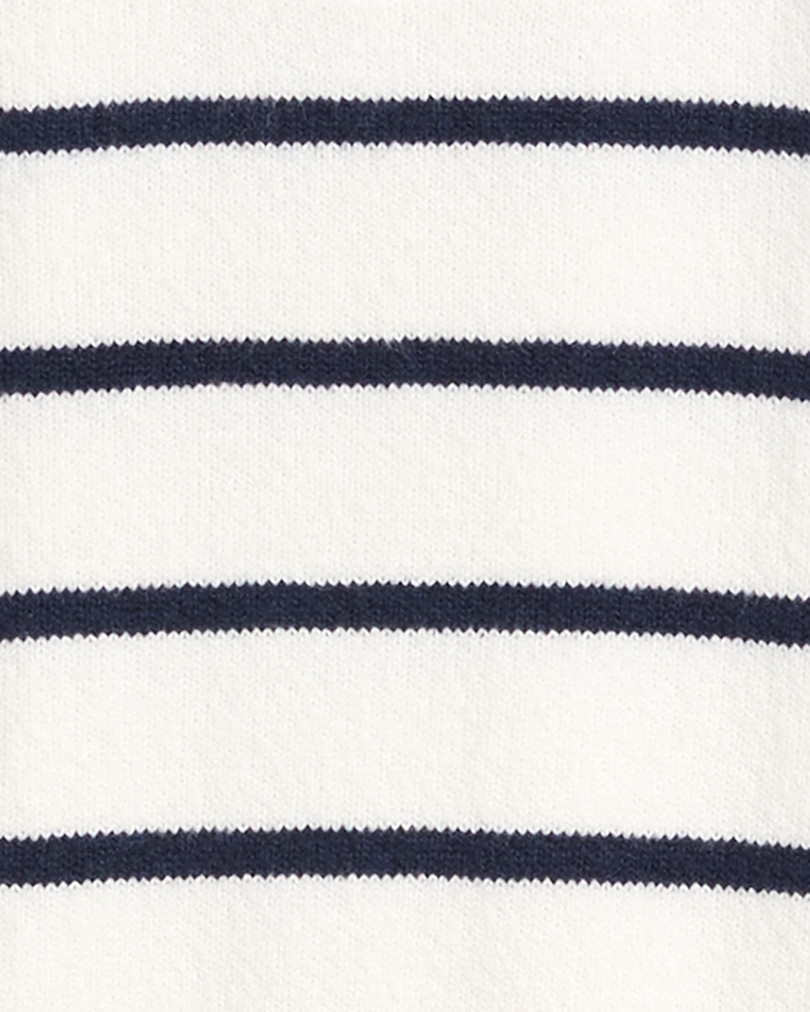 Quarter Zip Sweater in Mariner Stripe - Image 5