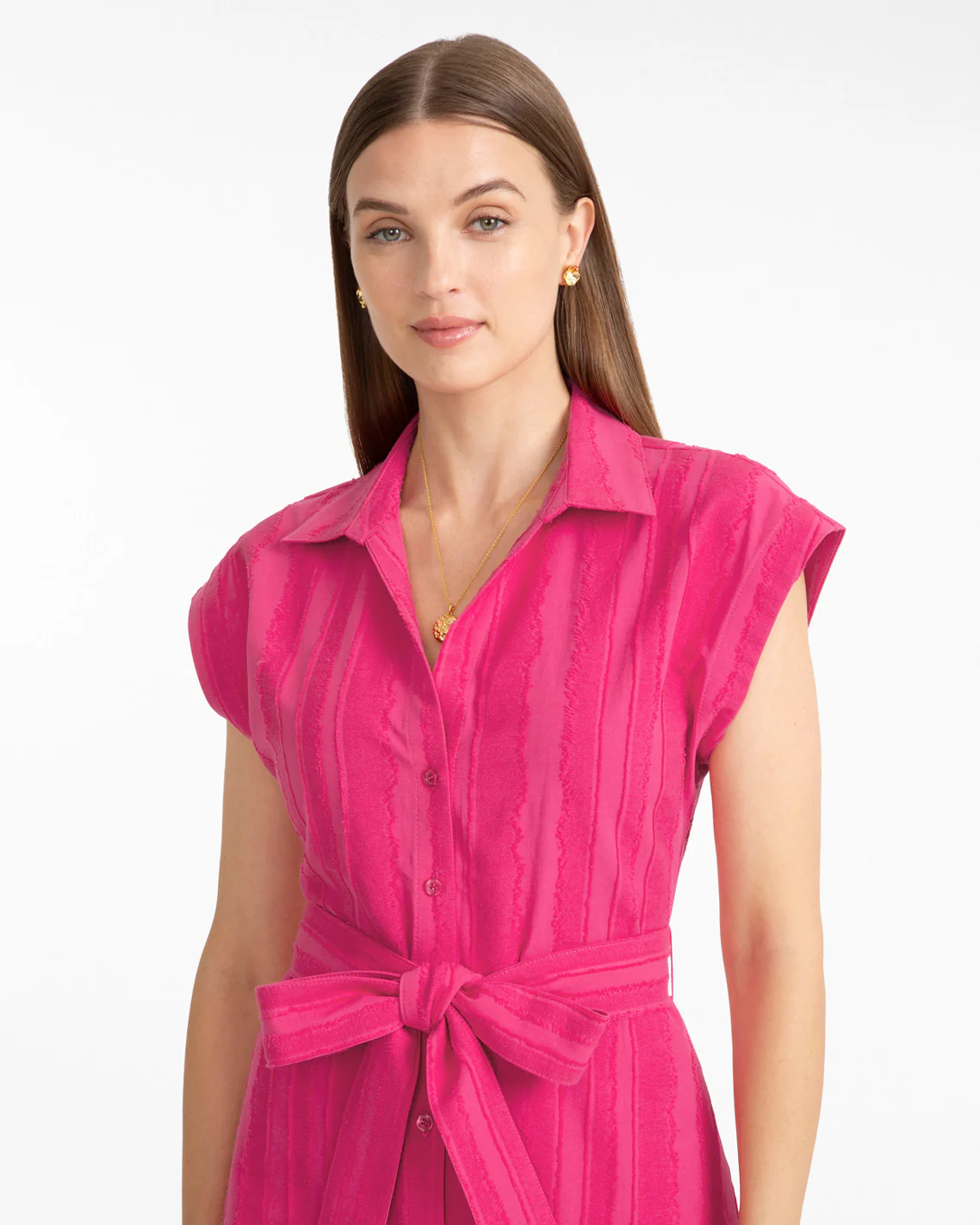 Trisha Mini Shirtdress - Image 6