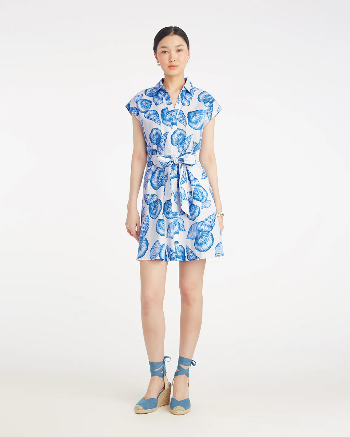 Trisha Shirtdress in Seashells