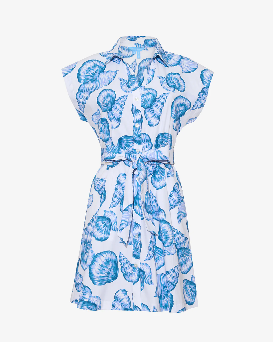 Trisha Shirtdress in Seashells - Image 5