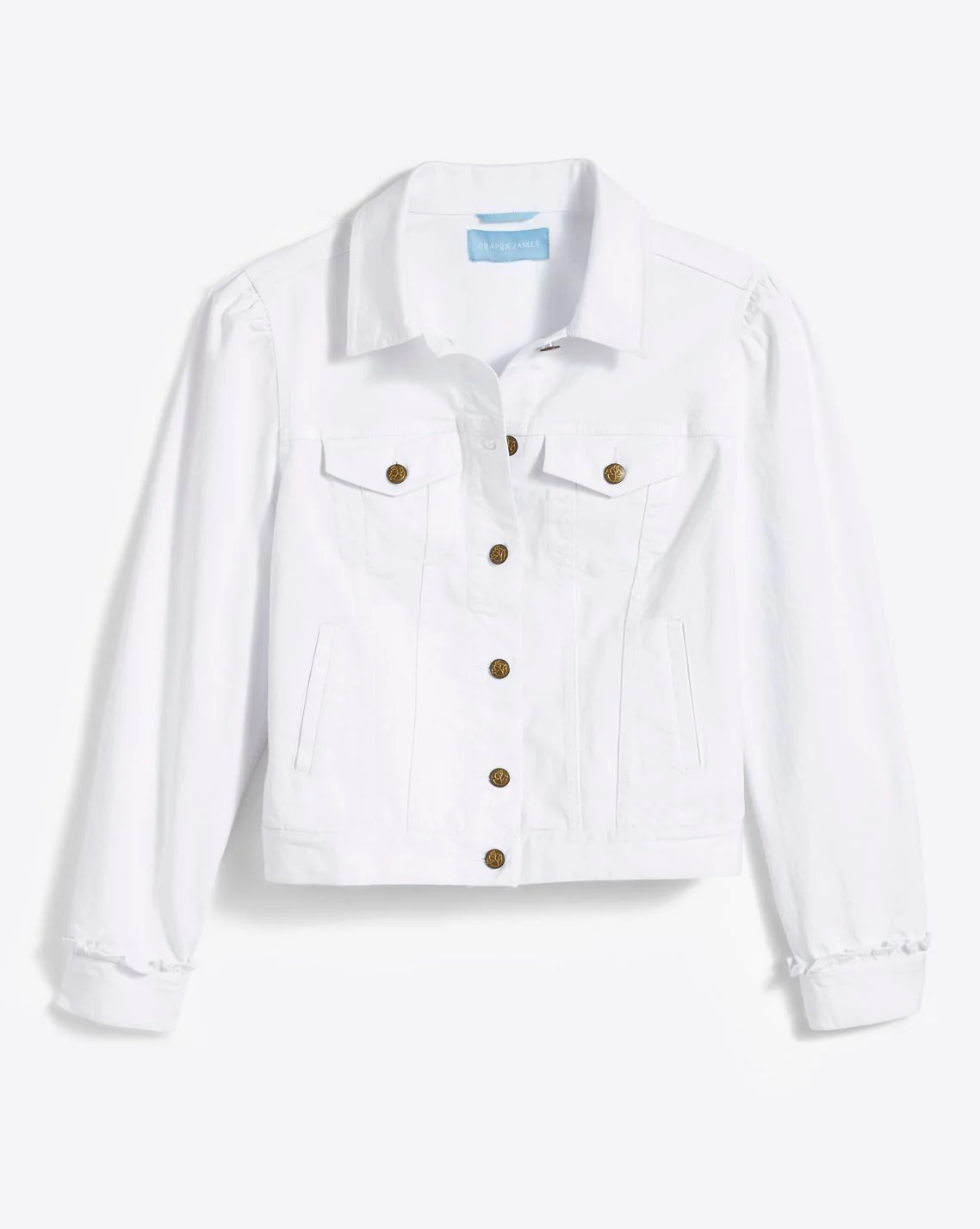 White Denim Jacket - Image 4