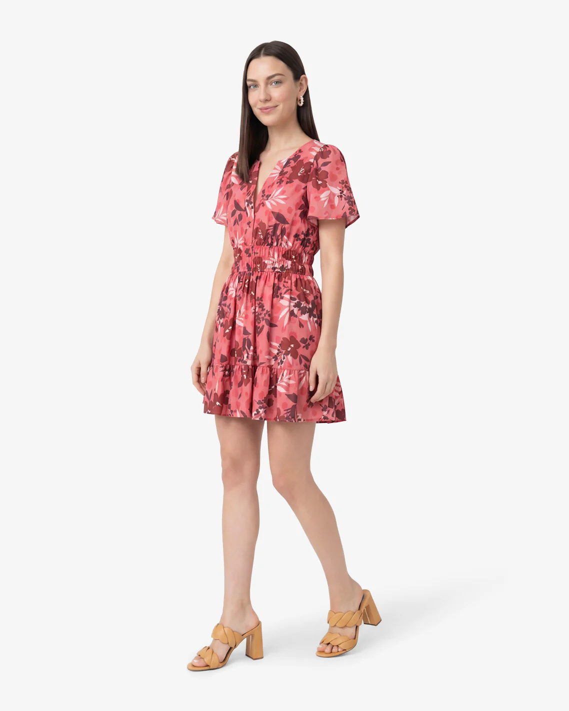 Wilson Mini Dress in Spring Floral - Image 2