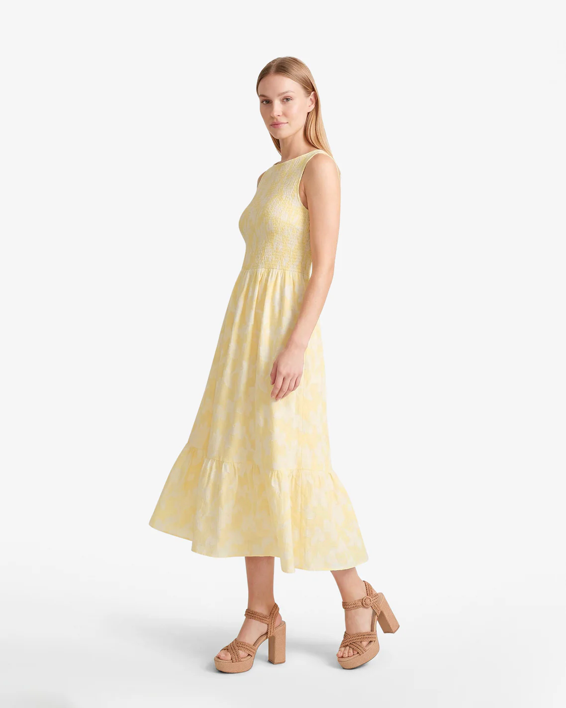 Wren Dress in Fil Coupe - Image 3