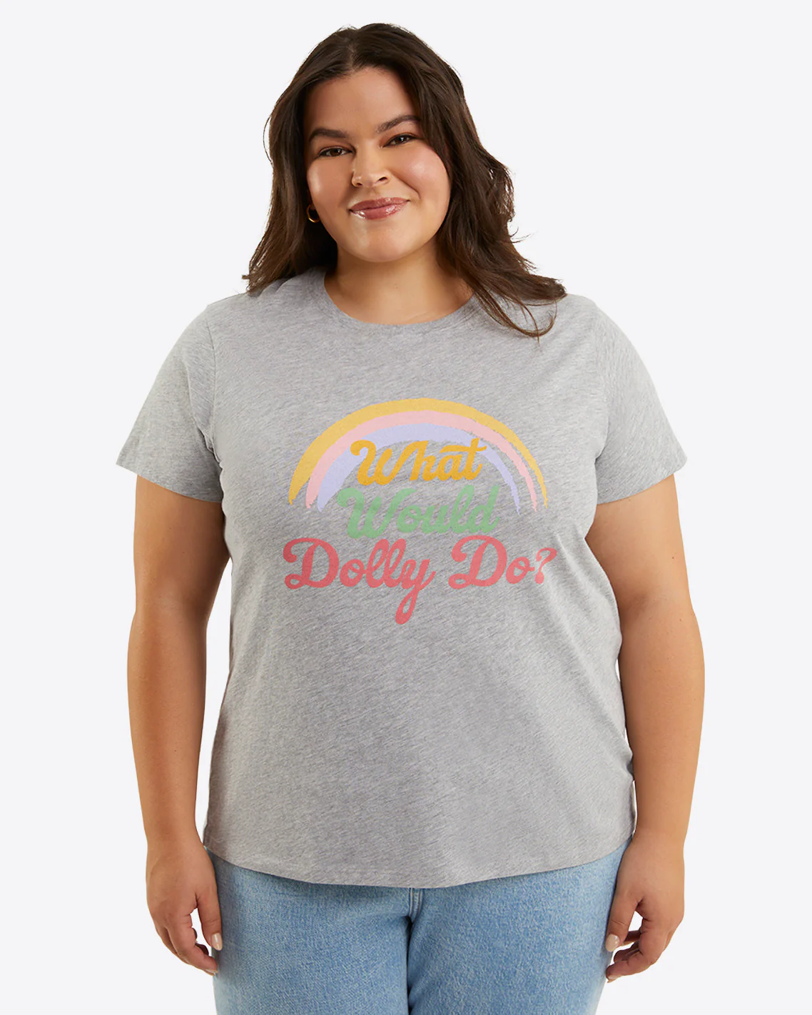 What Would Dolly Do Rainbow T-Shirt - Image 3